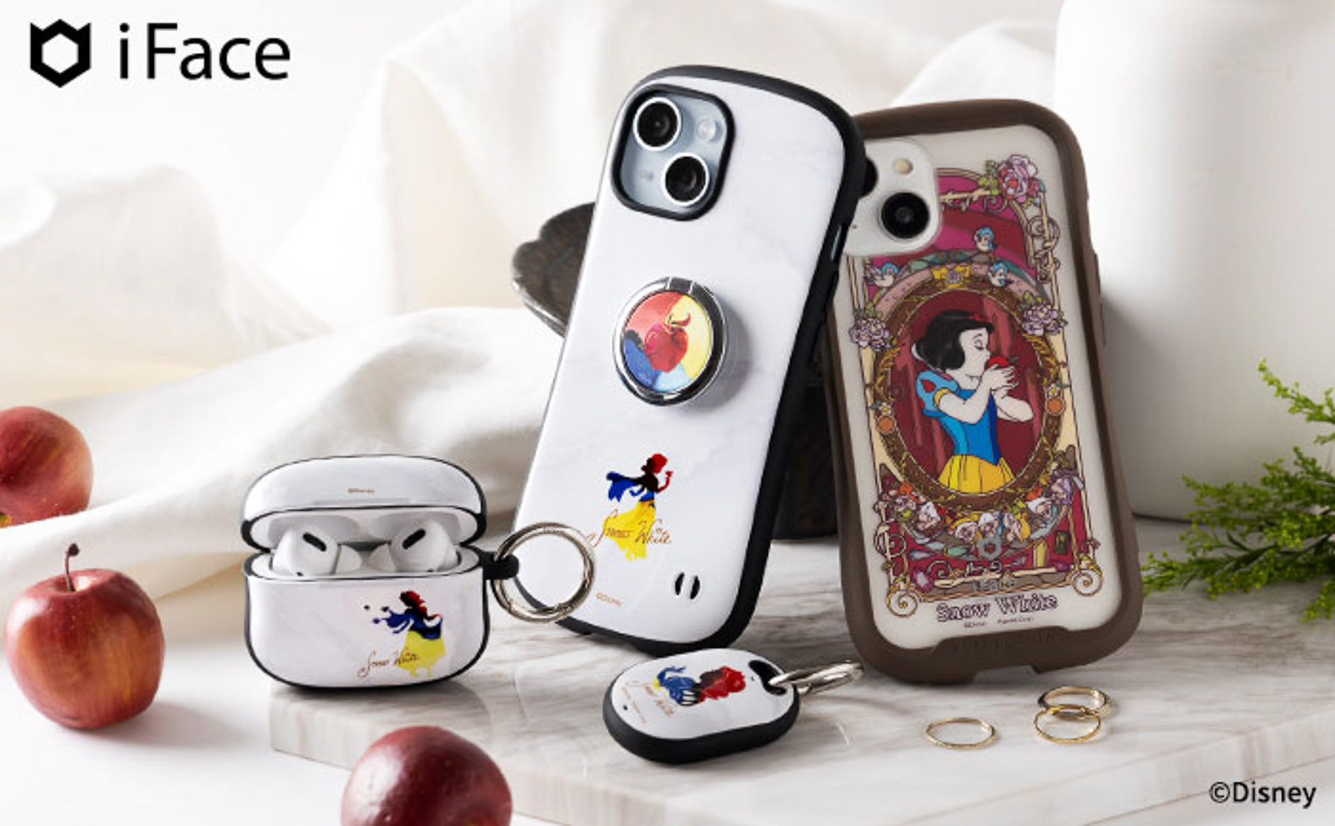 iFaceからディズニープリンセス・白雪姫デザインのモバイルアクセサリーが発売される
