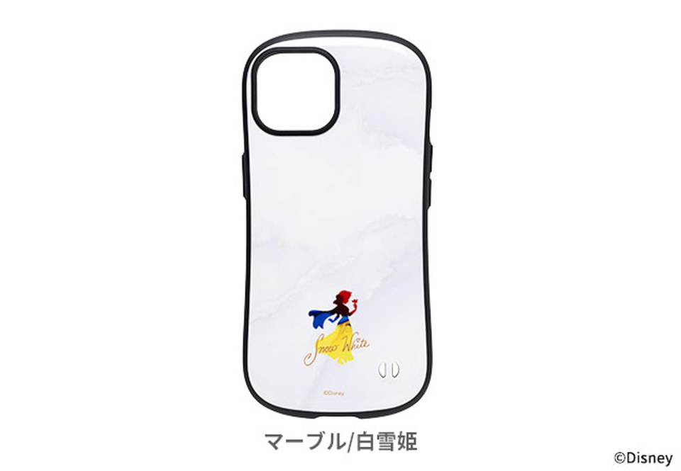 白雪姫　フラグメントケース ディズニープリンセス・白雪姫デザインのモバイルアクセサリーが