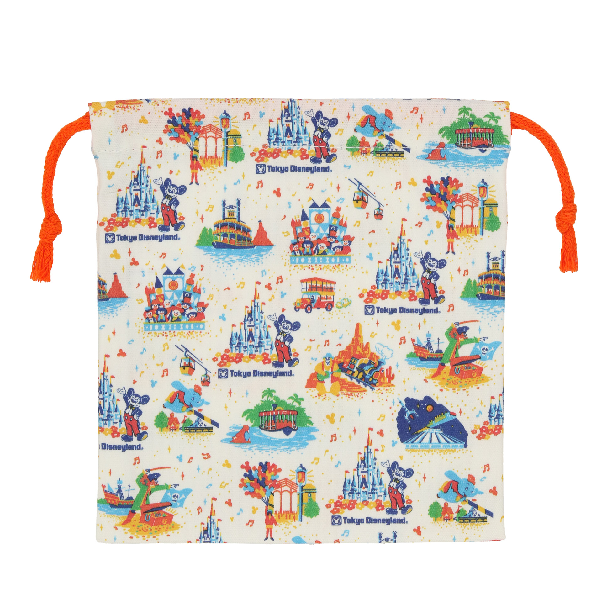 東京ディズニーランドのスポットが描かれています。懐かしのあのアトラクションも！