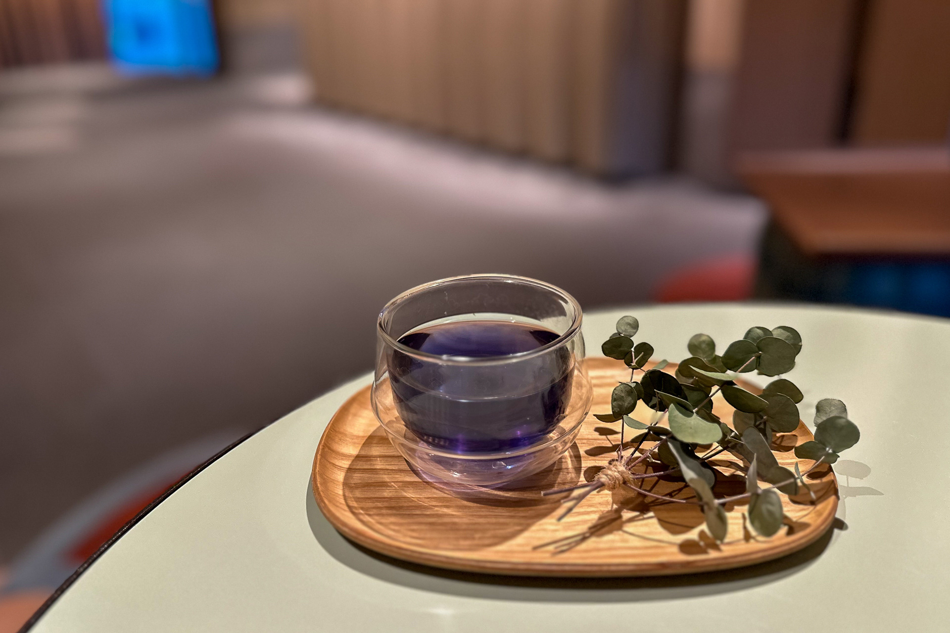 施術前のハーバルドリンク