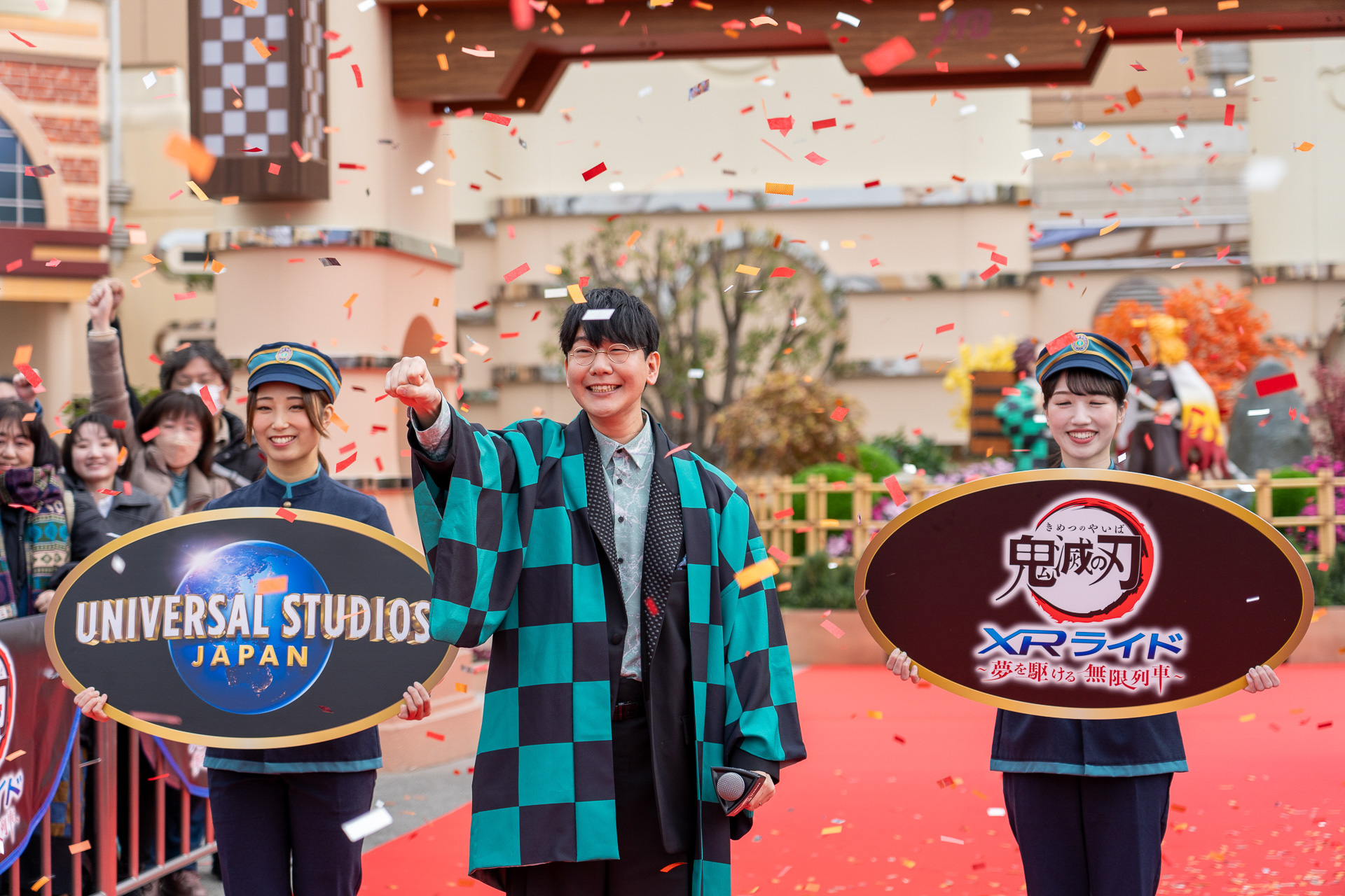 「鬼滅の刃 XRライド ～夢を駆ける無限列車～」の復活を宣言した声優の花江夏樹さん