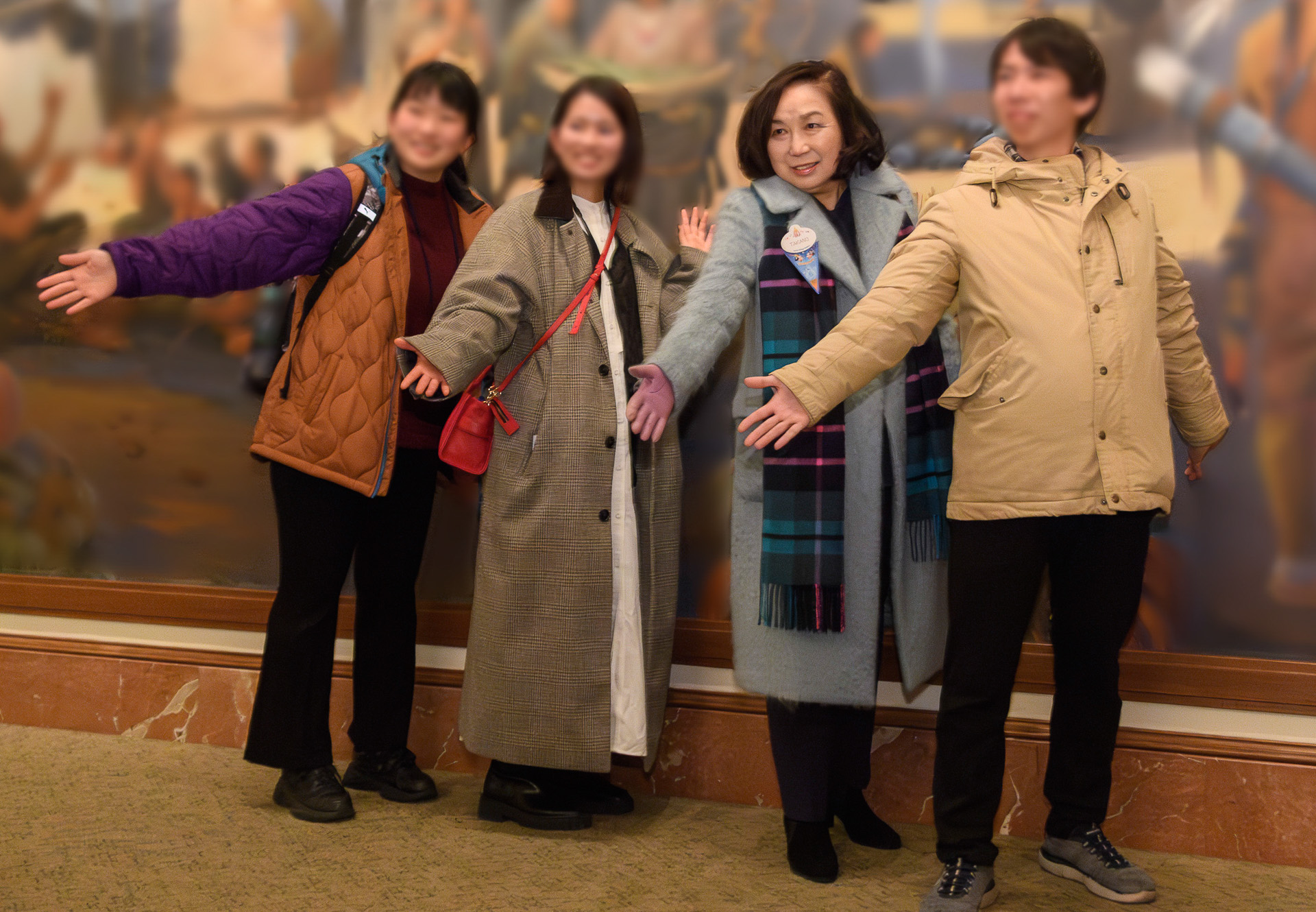 キャストに代表取締役会長（兼）CEO 髙野由美子氏が直接感謝を伝えた