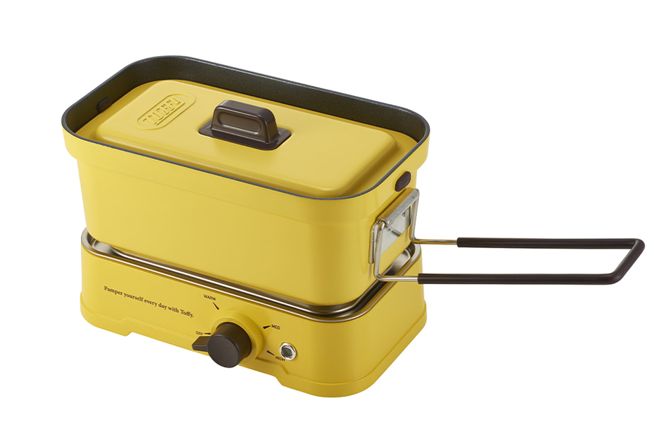 ラドンナ、加熱台付き「Toffy ホットメスティン」。保温～約230℃の無