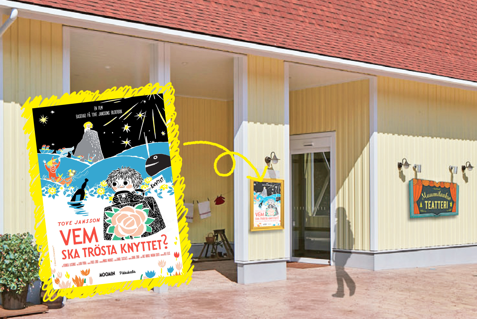 5周年にあわせてリニューアルオープンした「ムーミン谷の映画館」
