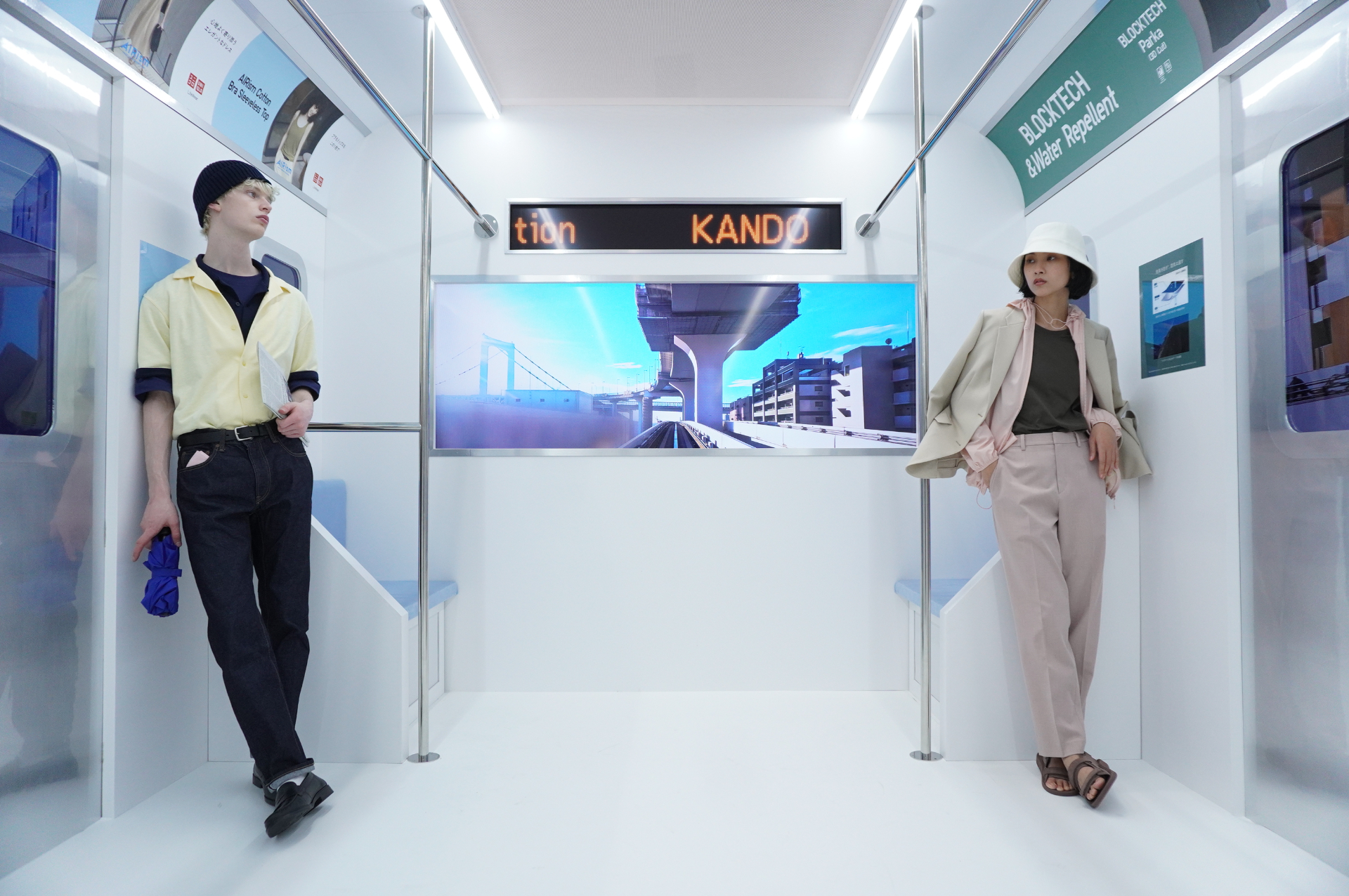 機能性アイテムもクリーンカジュアルに