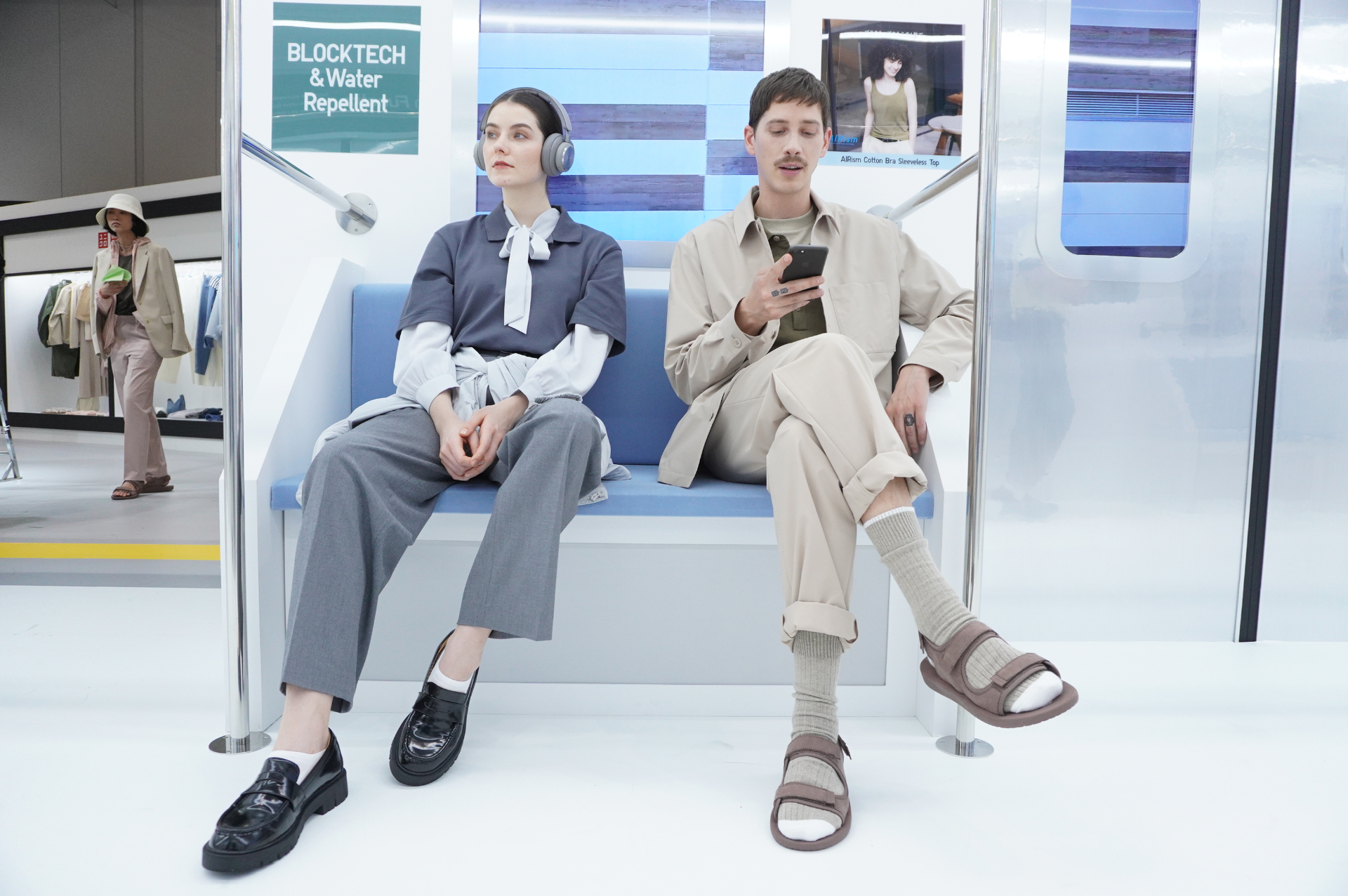 機能性アイテムもクリーンカジュアルに