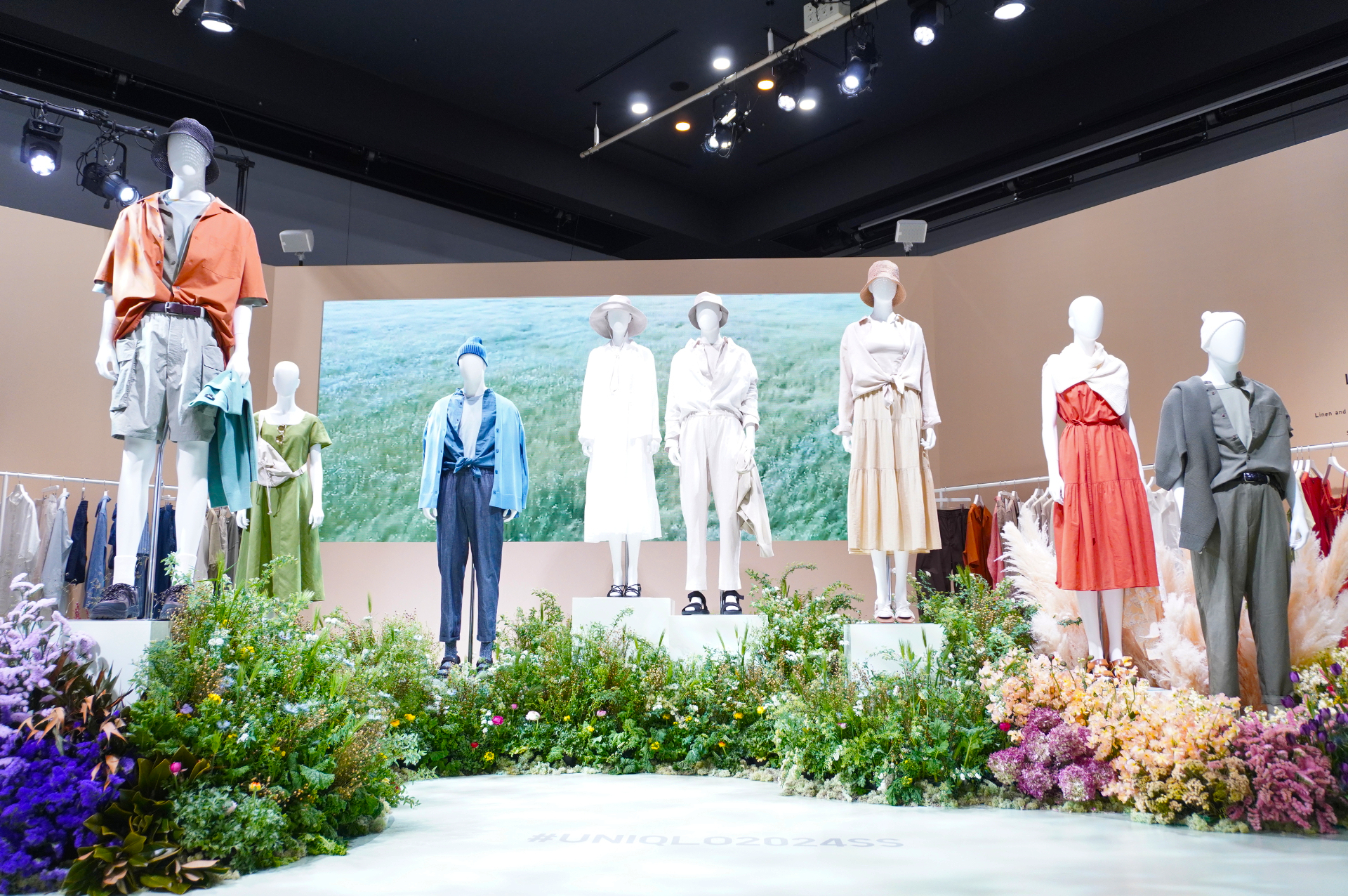 素材を訴求する「Lightness in Texture」ゾーン