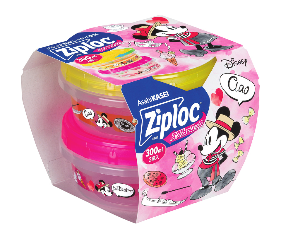 【ジップロック】スクリューロック　ディズニー限定 Amazon.co.jp: Ziploc ジップロック ディズニー 24 トイ