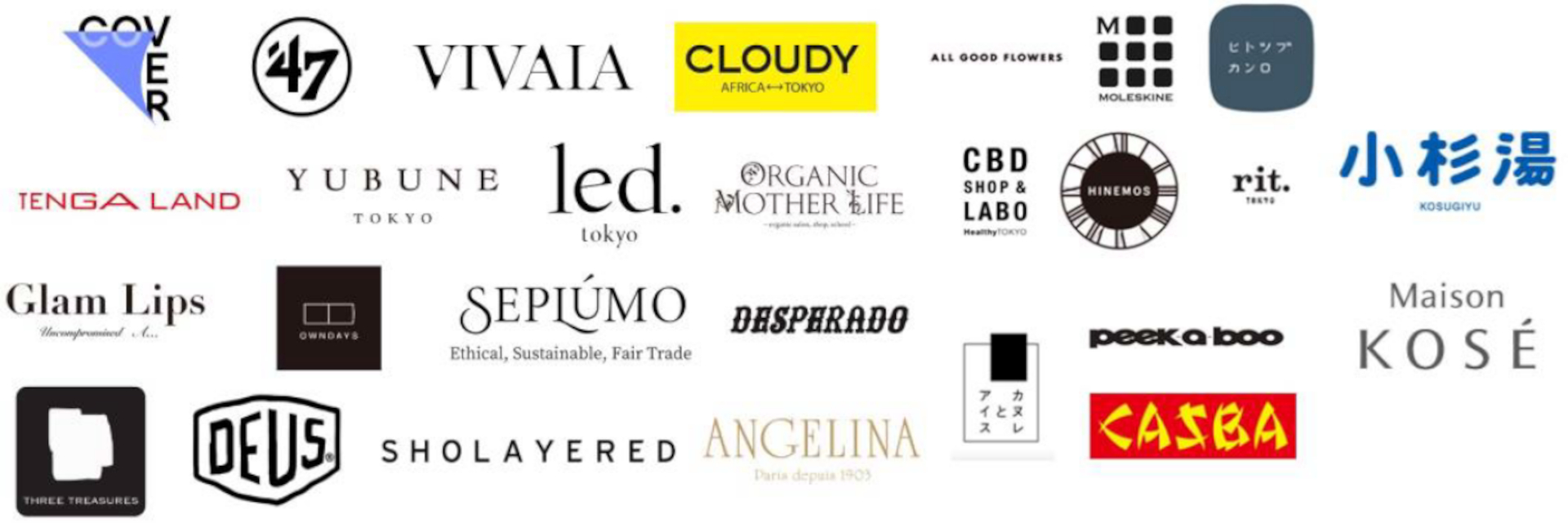 G階、1・2階には物販やサービス店舗を中心に原宿初出店などのショップがオープン