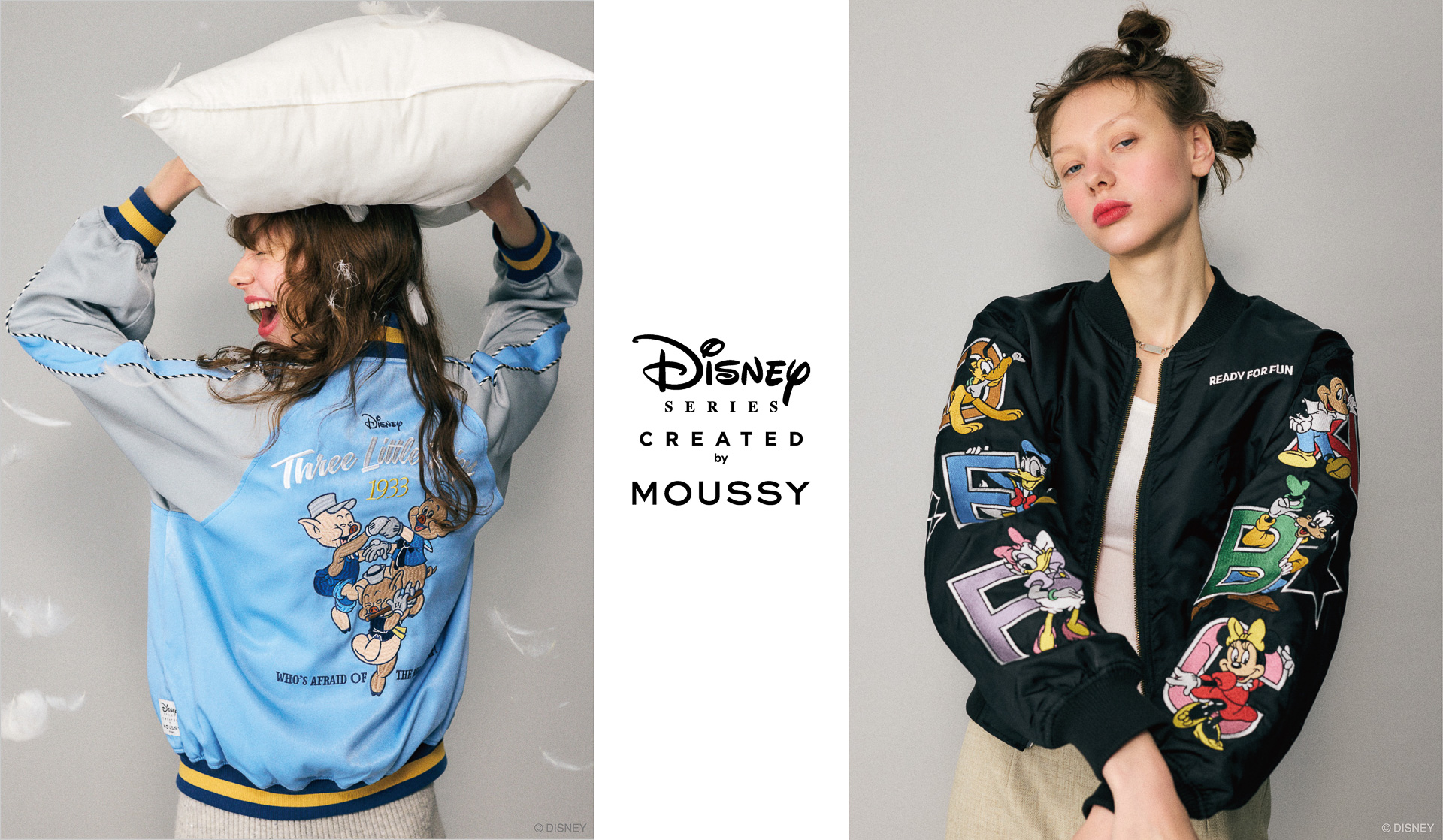 レトロかわいいディズニー柄が揃う「Disney SERIES CREATED by MOUSSY」が発売された