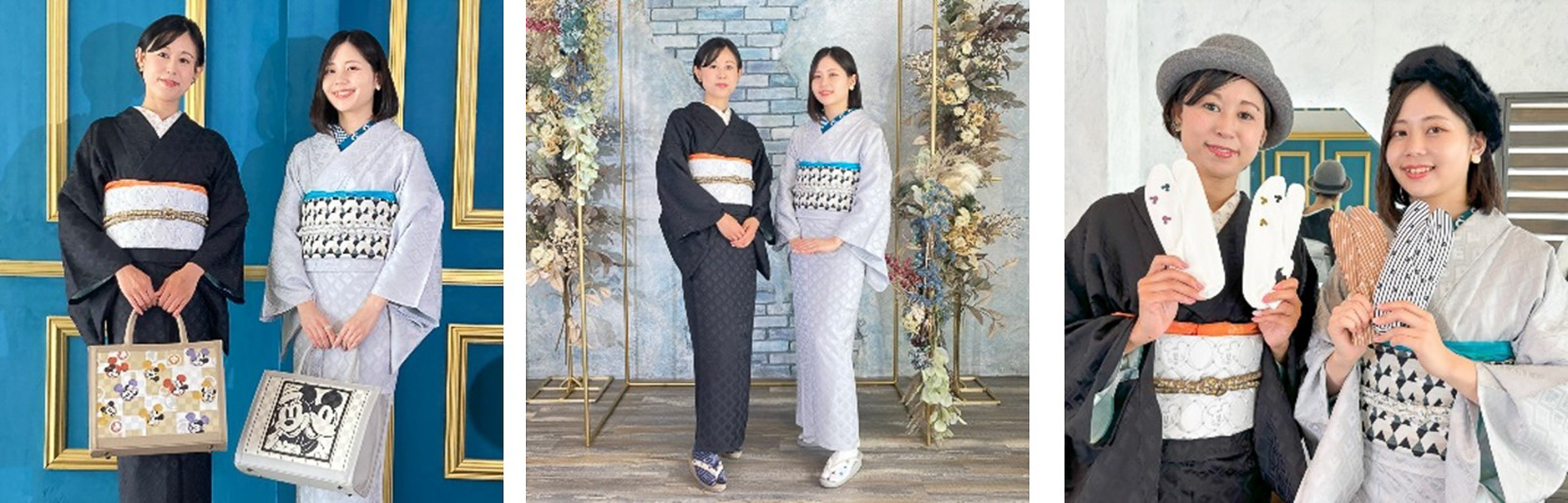 「BANKANわものや【ディズニー】無地小紋（ミッキーマウス）」（14万1500円）ほか