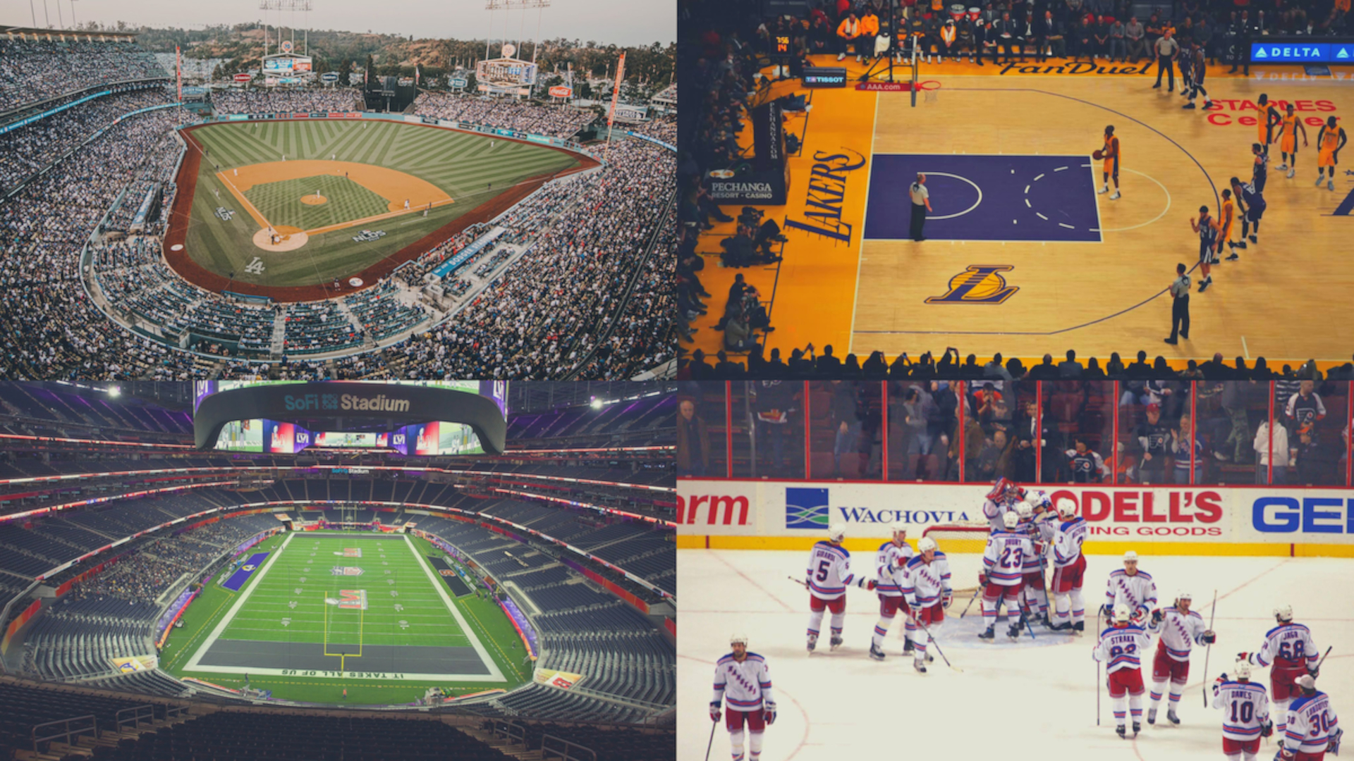 アメリカ4大スポーツなど各種観戦チケットを販売