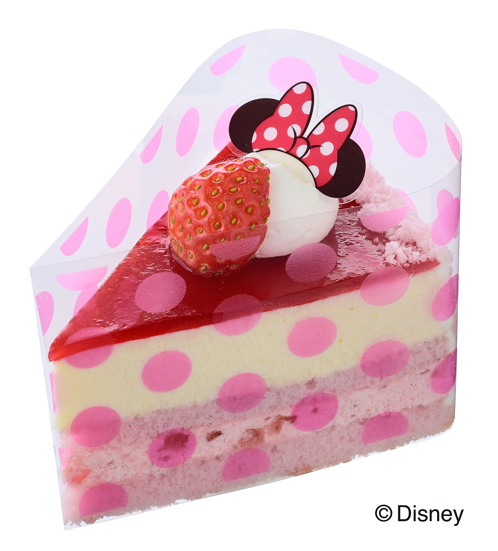 ミニーマウスをイメージし赤やピンクで仕上げた