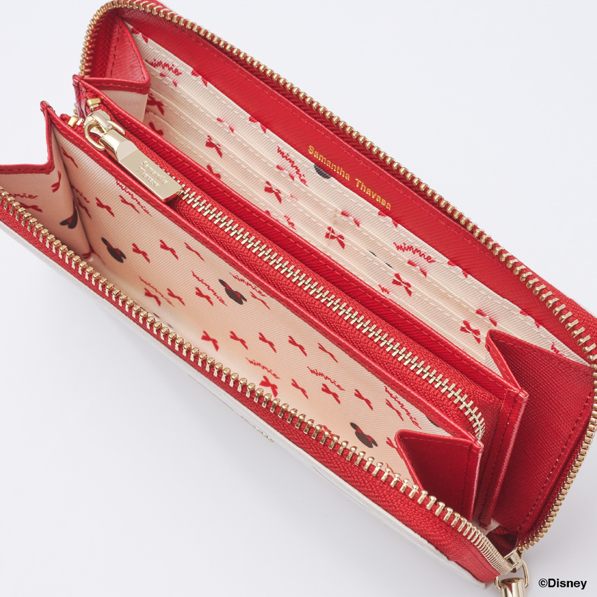 明めの総柄は中身も見やすい