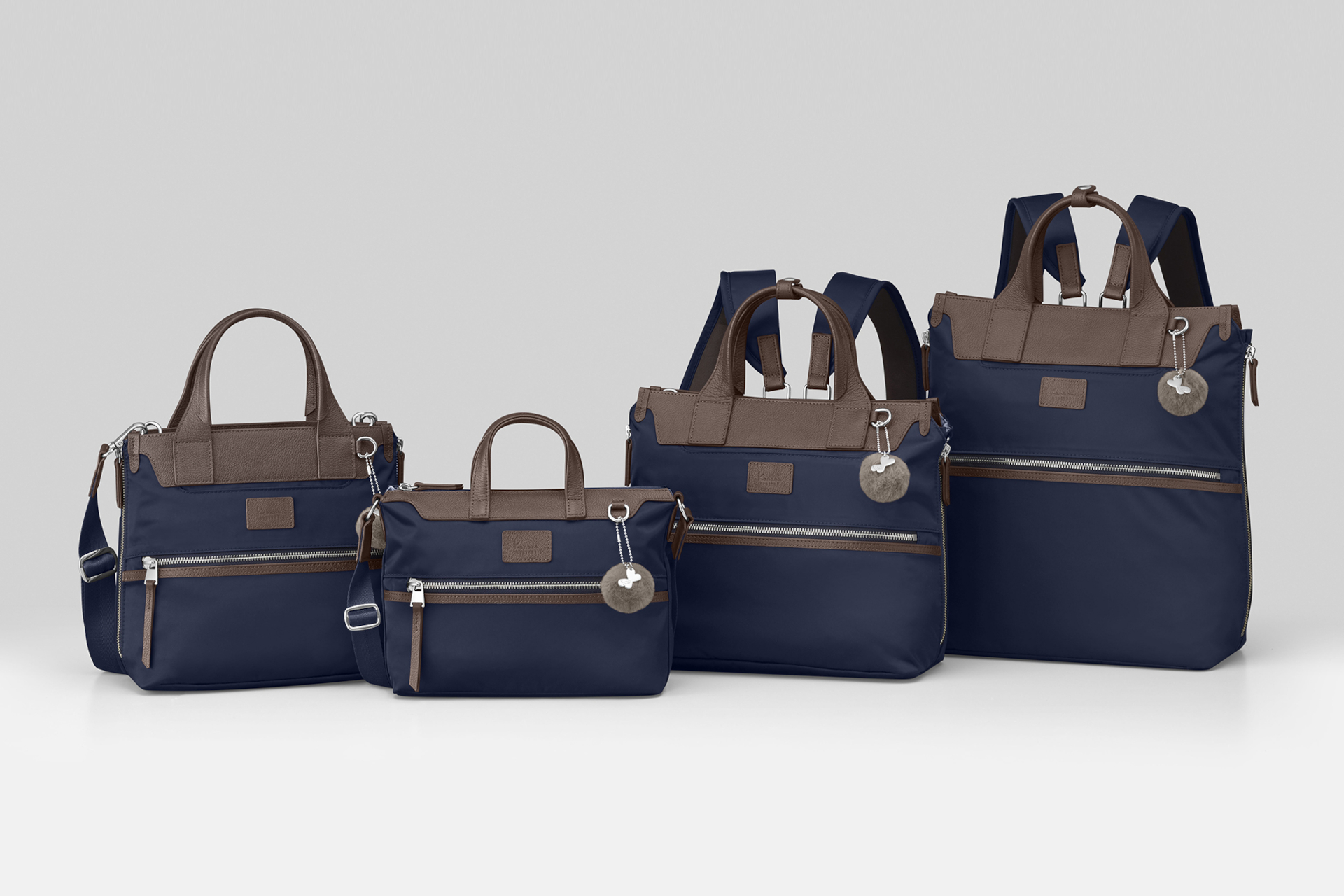 旅の達人・竹内海南江氏と共同開発した「カナナクラッシーバッグ」の2024年春夏限定色“ネイビー”を発売