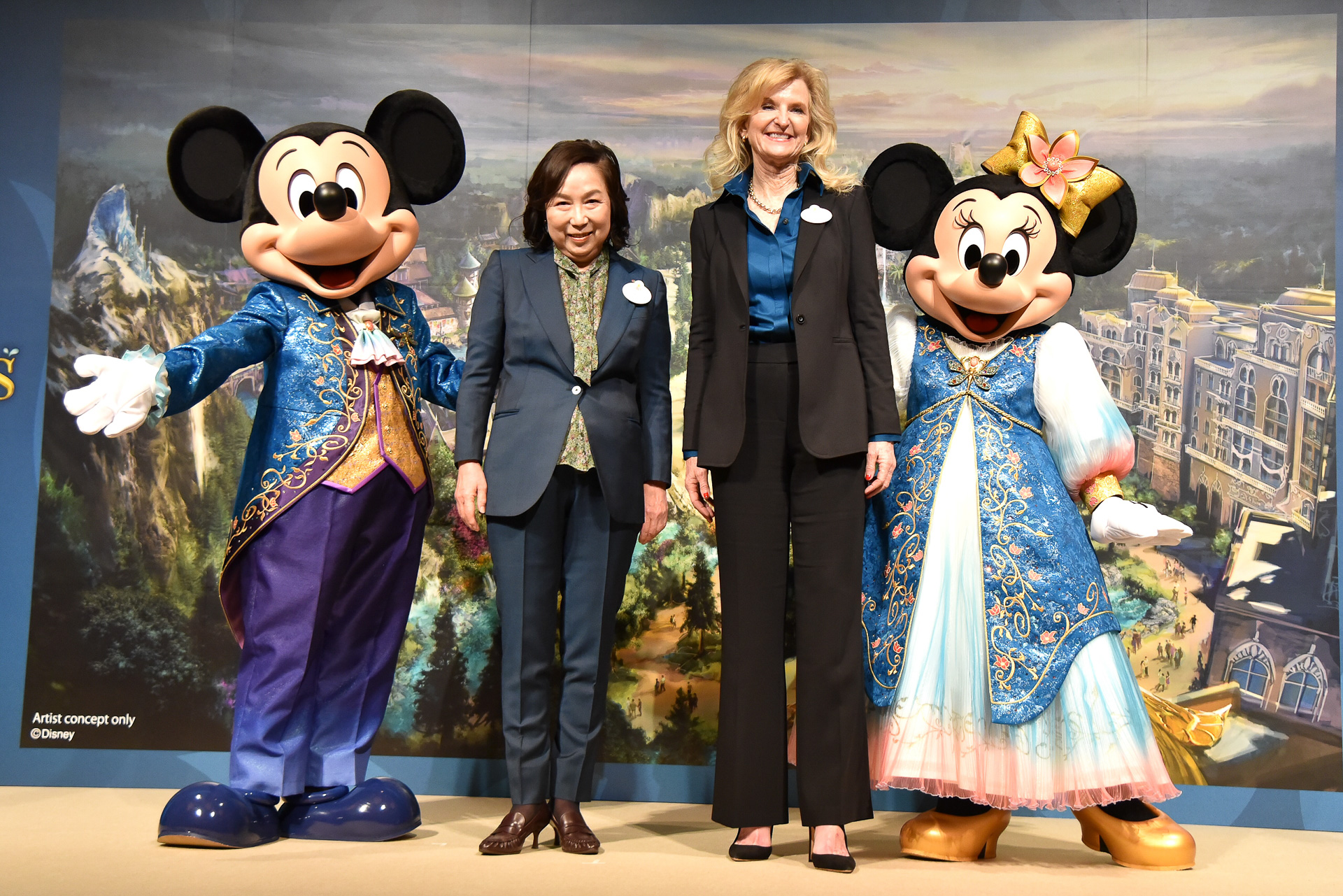 東京ディズニーシー「ファンタジースプリングス」グランドオープン100日前を祝うセレモニーを開催