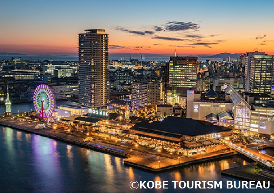 展望5階、展望室「Smile Park」からの眺望イメージ。フォトブースなども設置予定