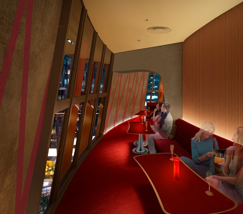 低層3階のレストラン＆カフェBAR「PORT TERRACE」