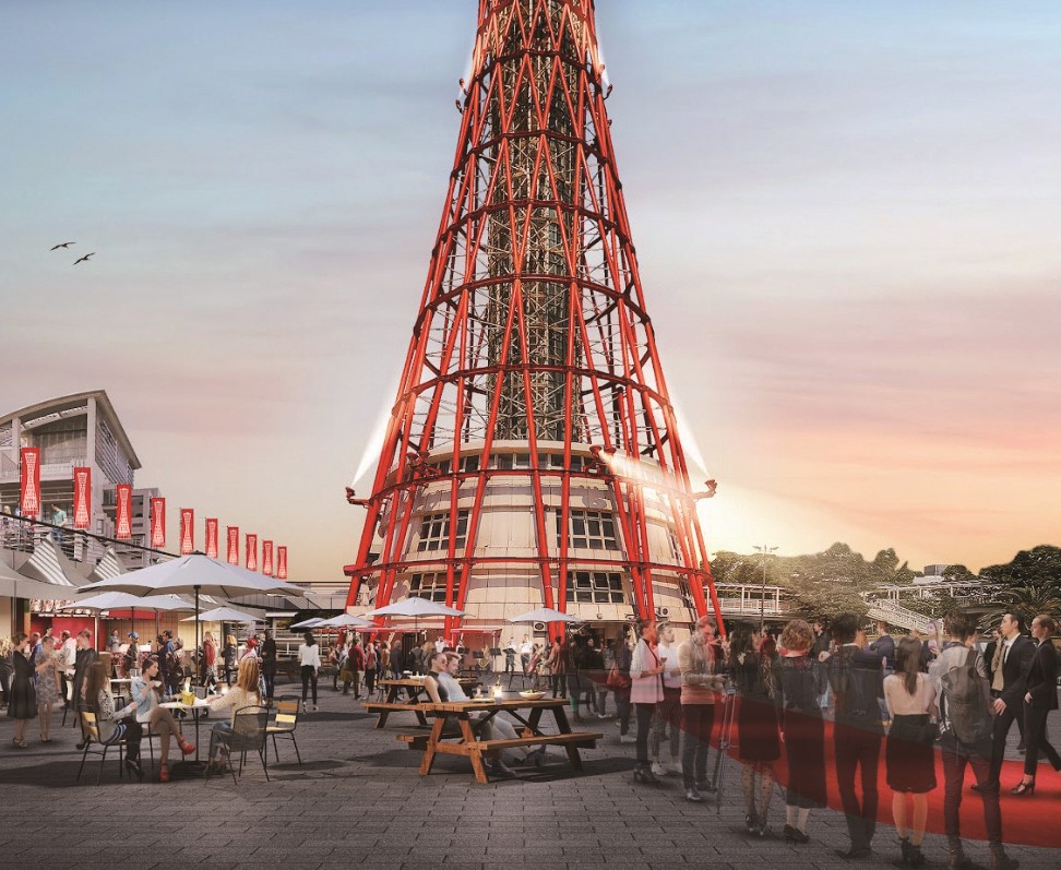 エントランス前ではイベントなどを実施予定