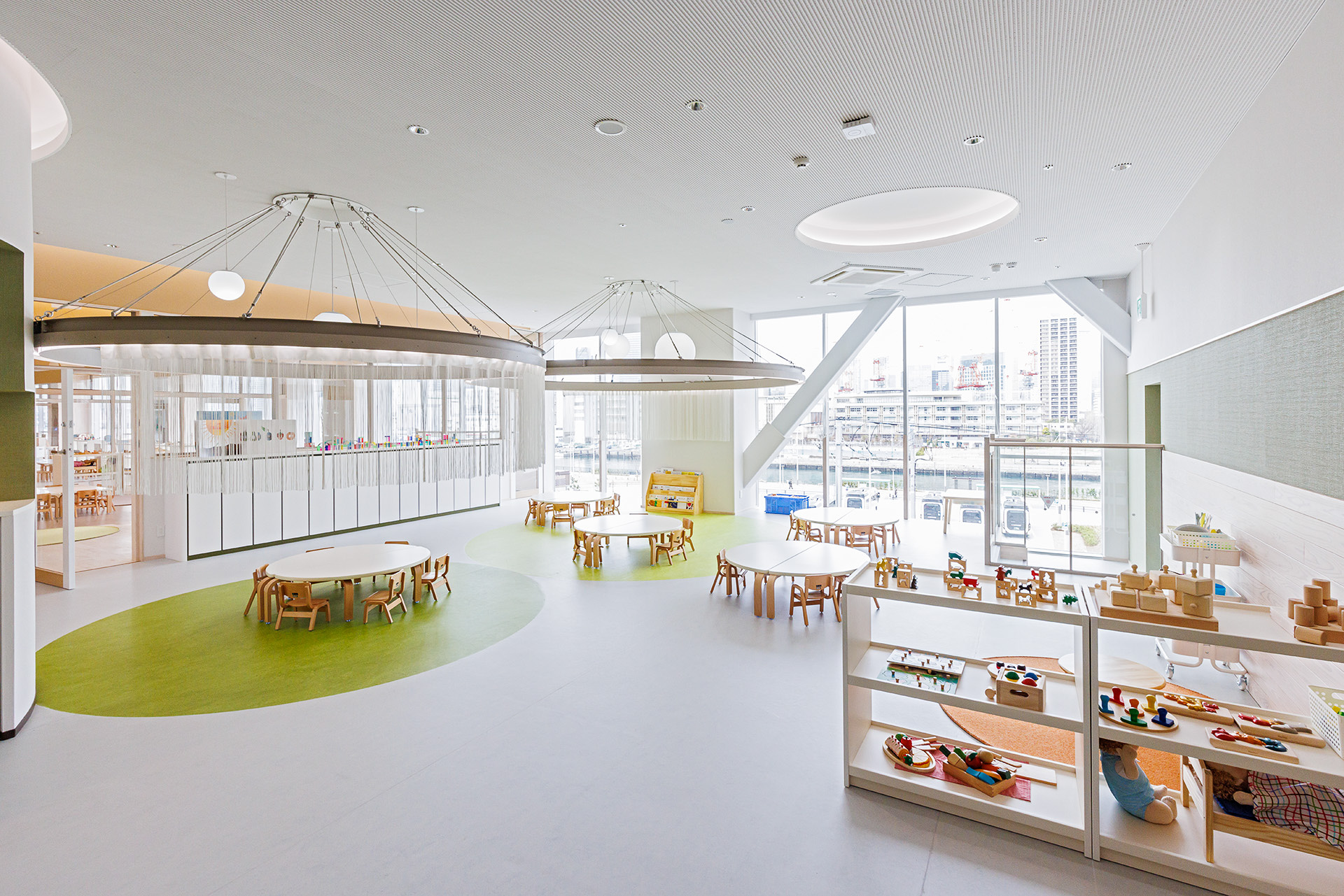 1歳ルーム。モンゴルのゲルをイメージ