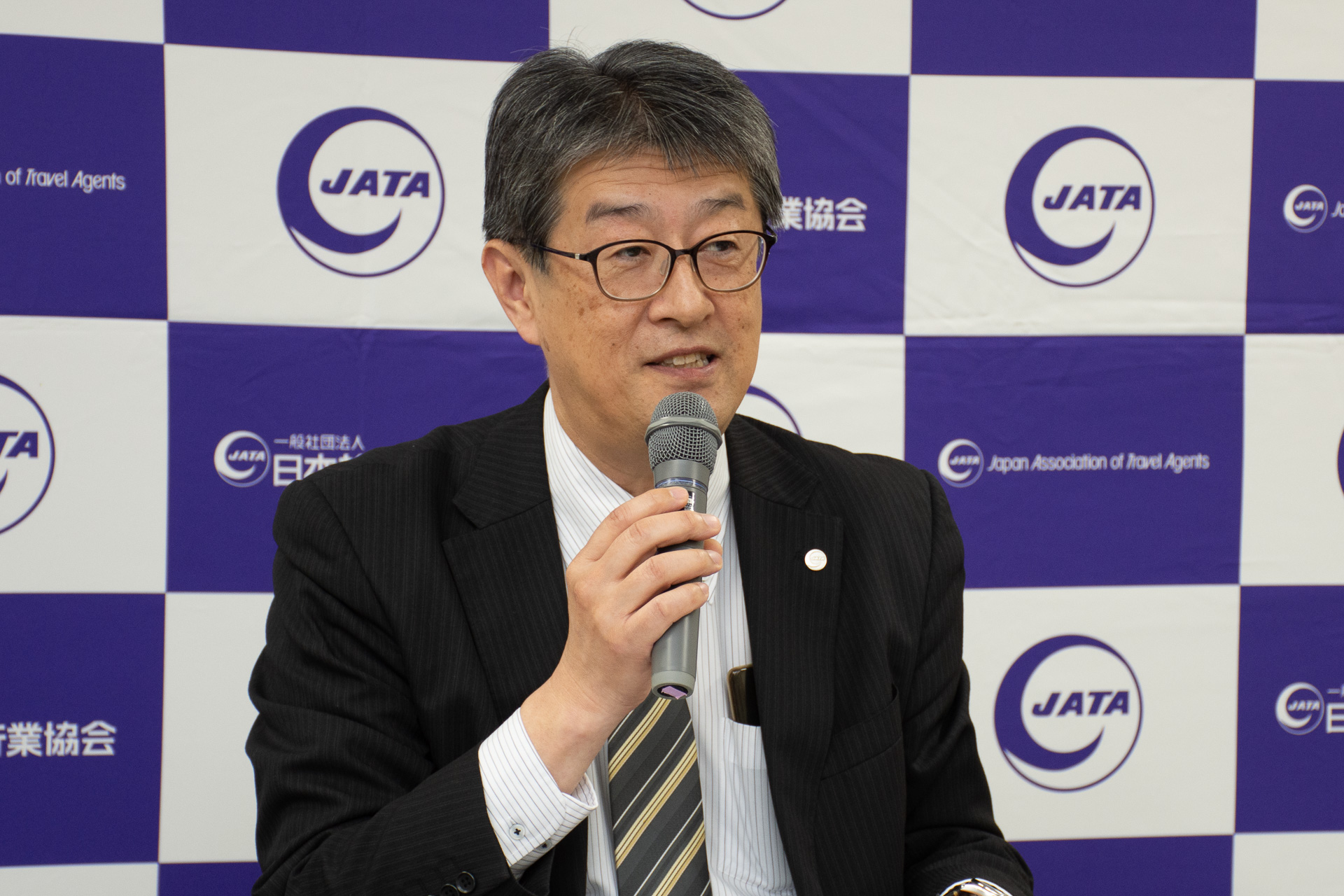 取り組みを説明する一般社団法人日本旅行業協会 国内旅行推進部 部長 野浪健一氏