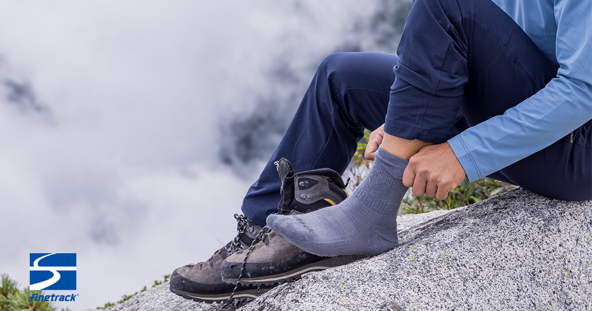 国産アウトドアメーカーのfinetrackが「ラミースピンソックス」をリニューアル発売