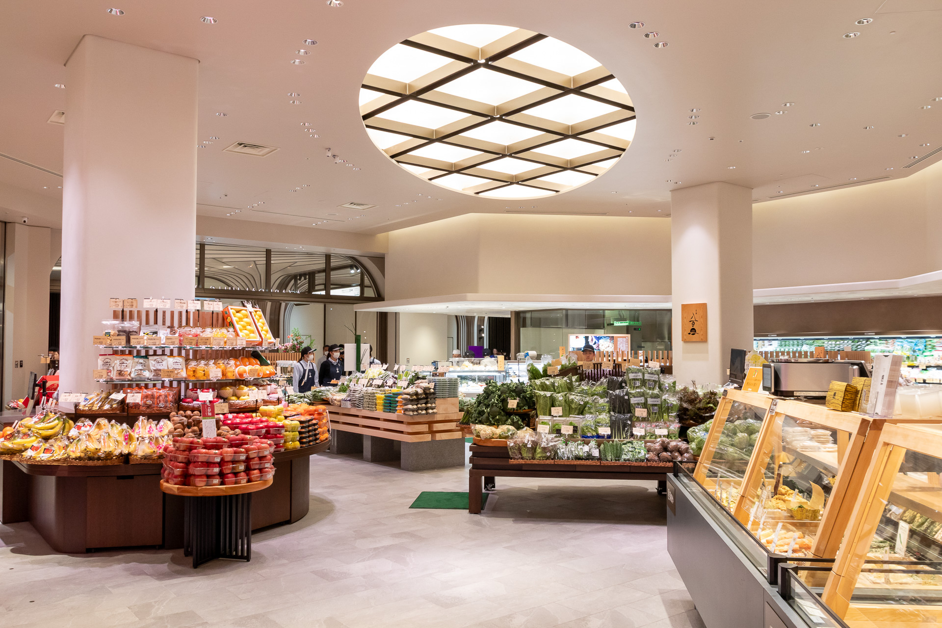 天井が高いので開放感がある