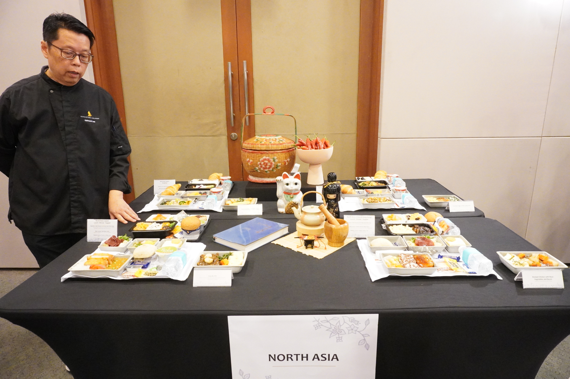 日本や香港路線の機内食