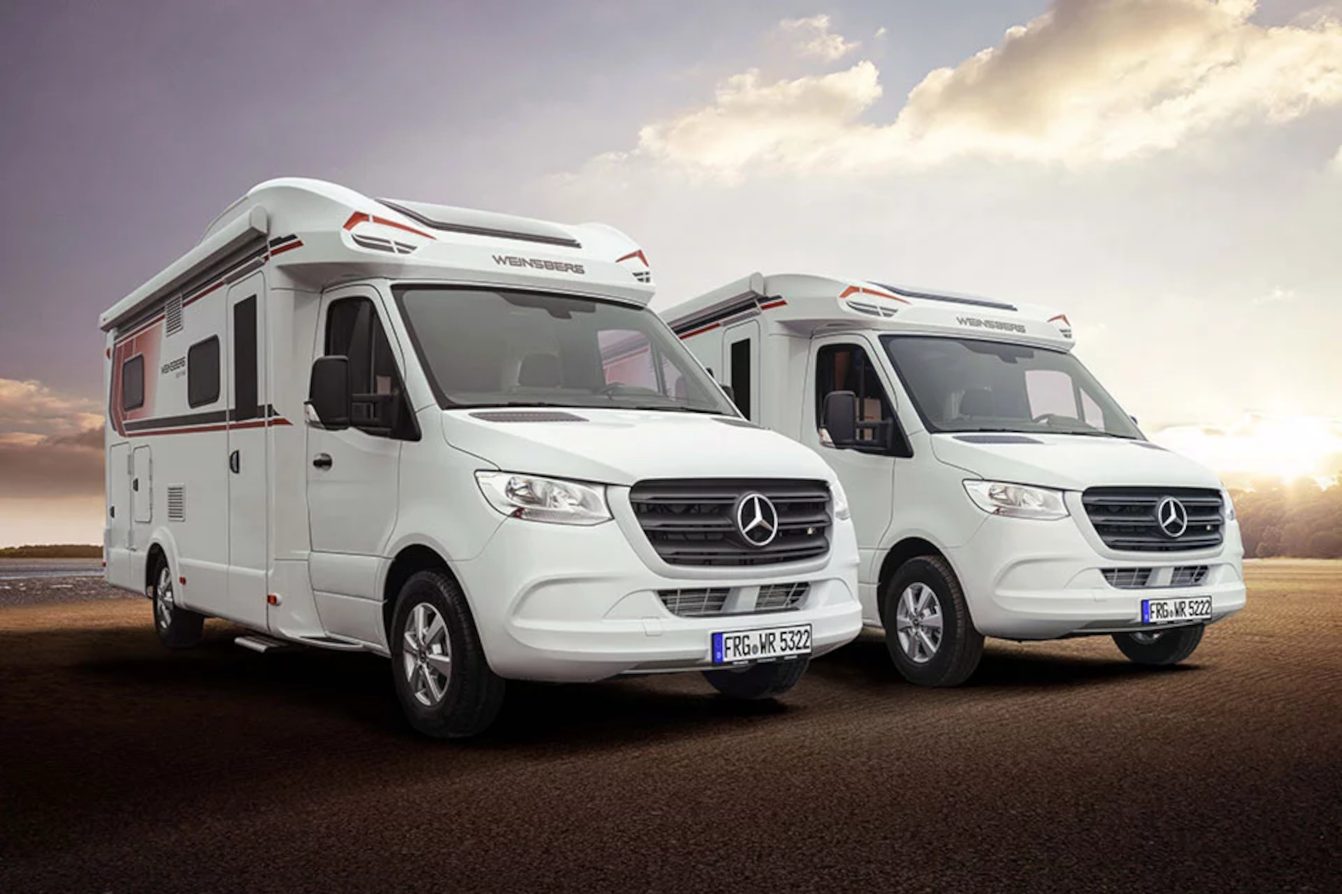 高いデザイン性のドイツ「WEINSBERG」からはベンツ スプリンターベースのキャブコンモデルが日本初上陸