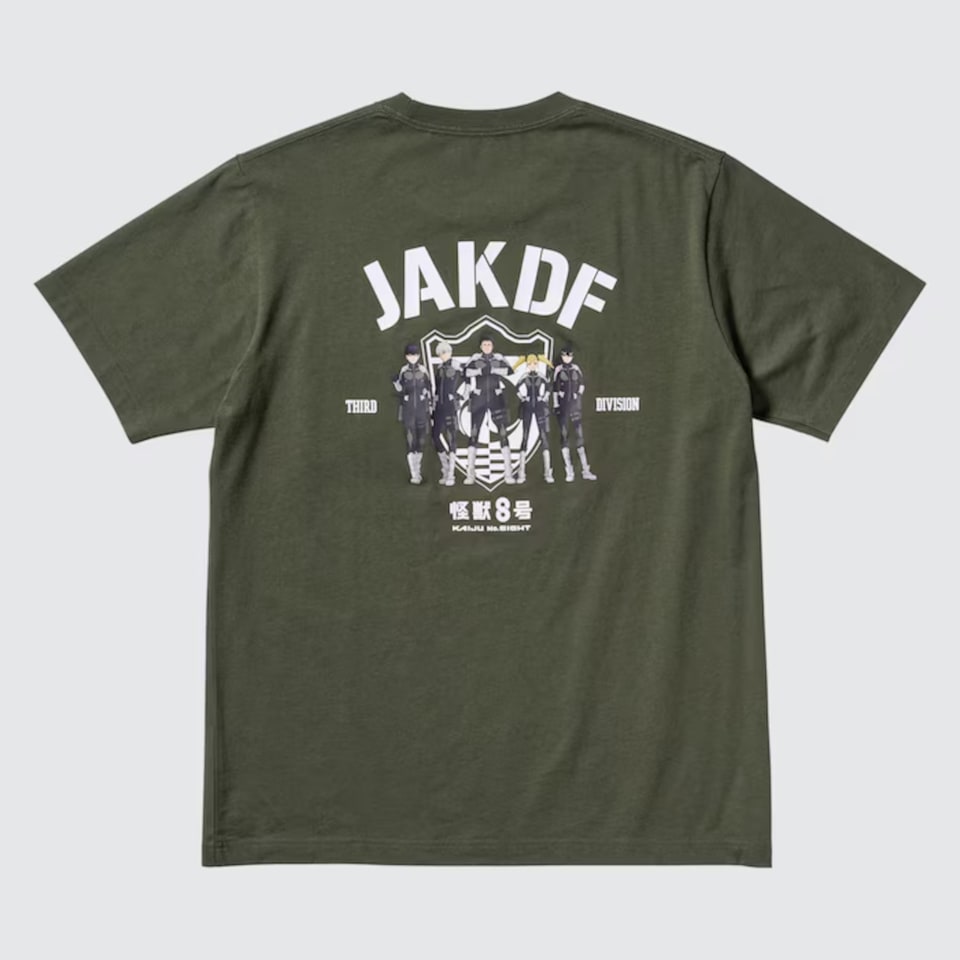 怪獣8号tシャツ 怪獣8号 Tシャツ Lサイズ 黒 箔プリント アニメT 海外