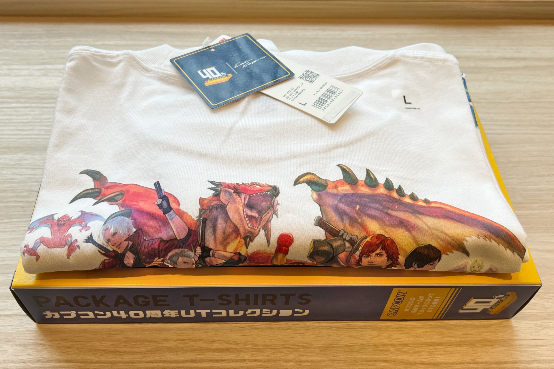 キャンペーンB賞は、オリジナルパッケージ入り「CAPCOM 40th UT」（抽選300名）