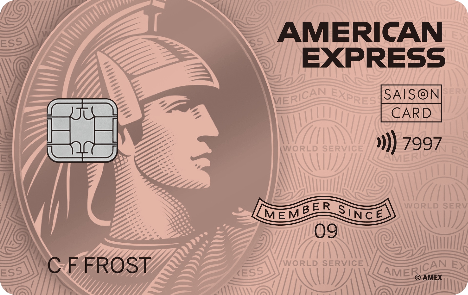 クレディセゾン、「セゾンローズゴールド・アメリカン・エキスプレス・カード」サービスリニューアル