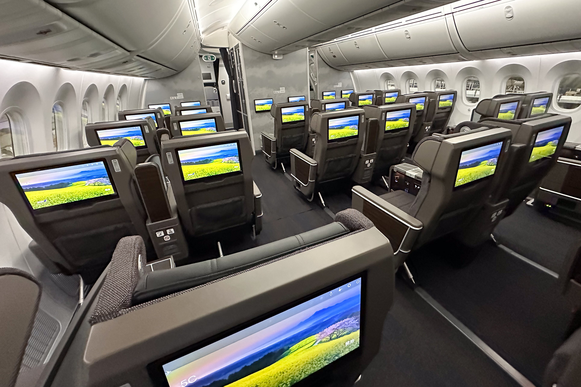 ANAが国内線仕様の787-10を公開した