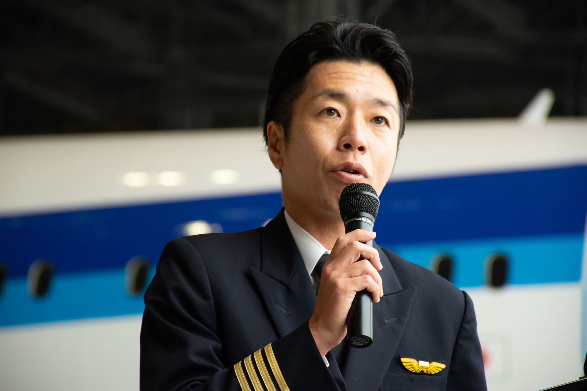 全日本空輸株式会社 フライトオペレーションセンター B787部 機長 谷口涼氏