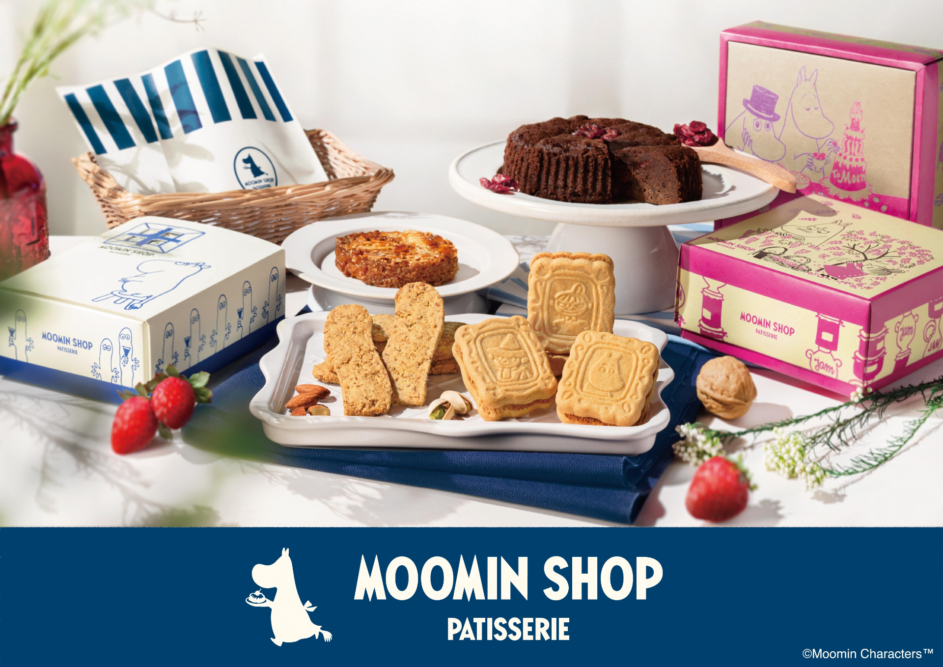 ムーミン史上初の公式パティスリーとして1月に誕生した「MOOMIN SHOP PATISSERIE」が再び東京駅に期間限定オープン