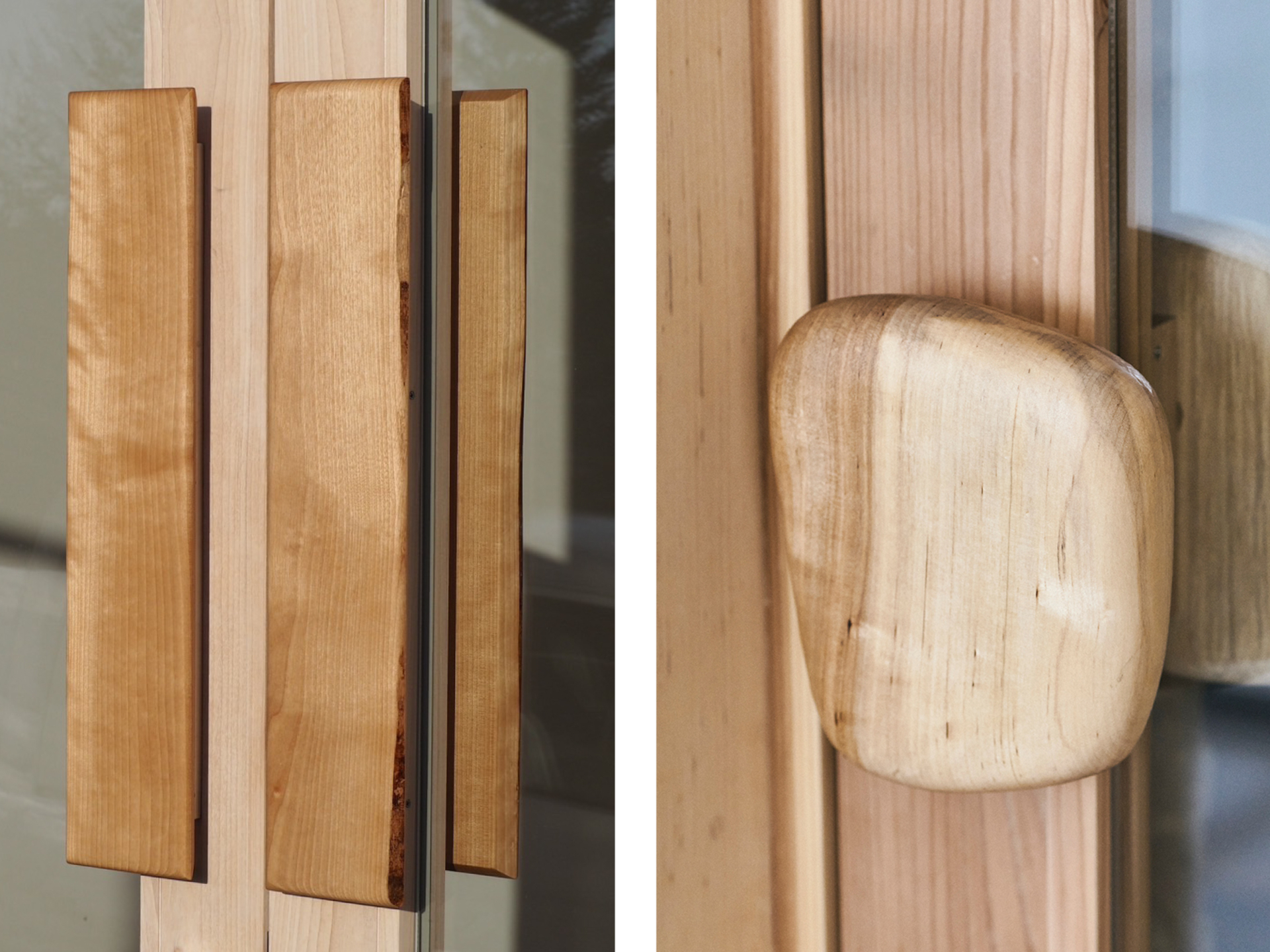 北海道在住の内田悠氏・辻有希氏によって作られたドアハンドルやドアノブ