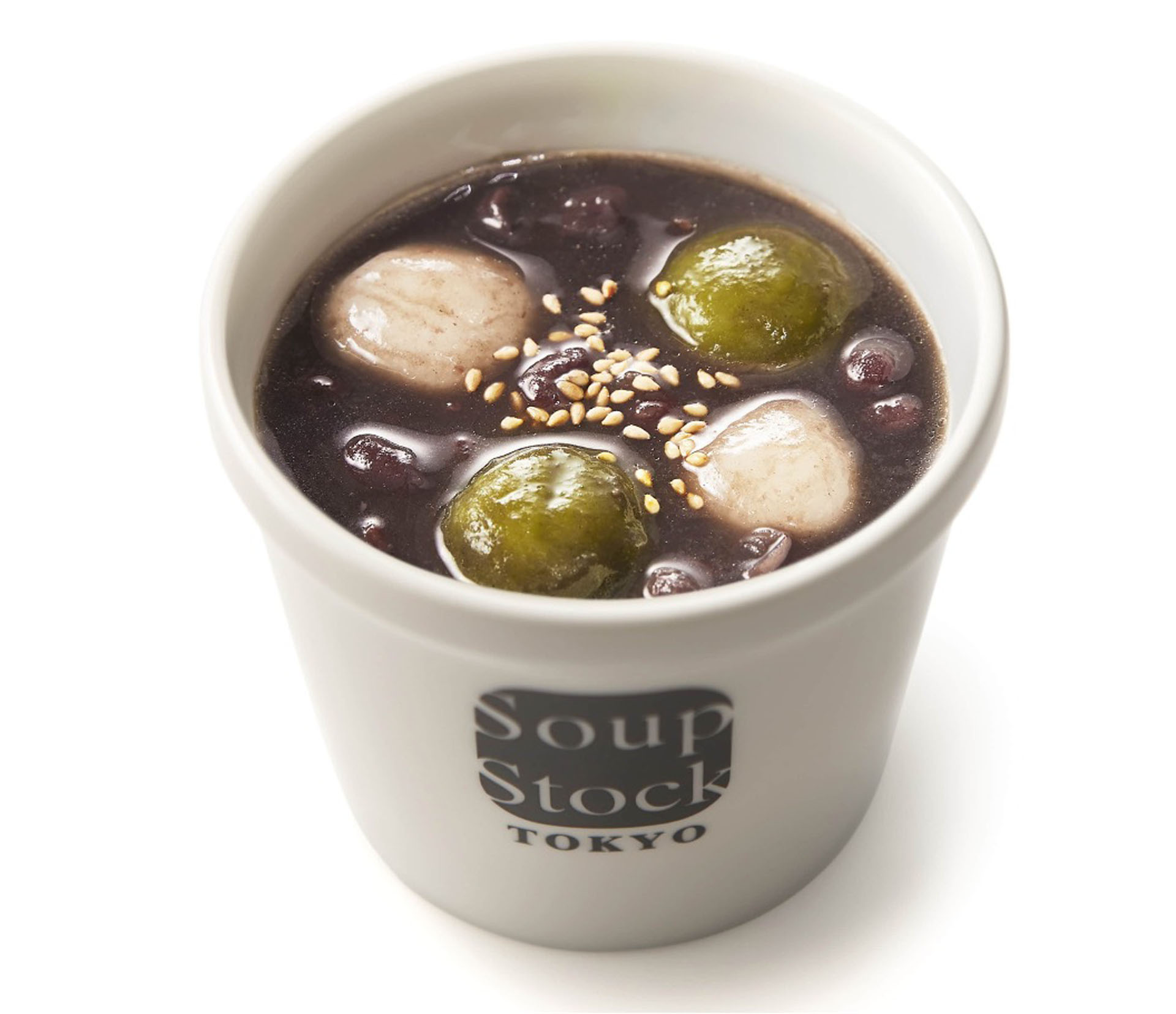 「白玉入り黑胡麻ぜんざい」（700円）