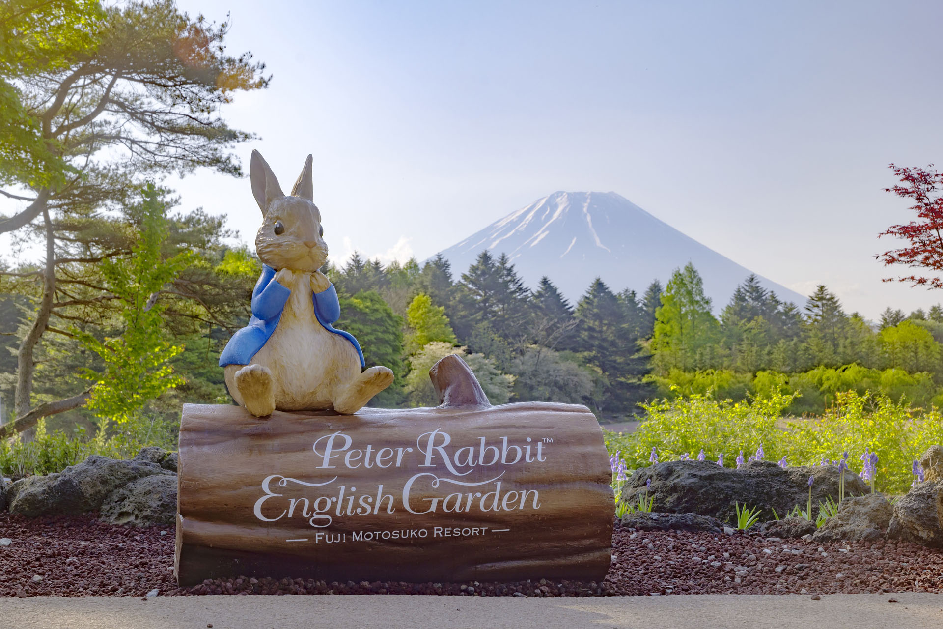 富士本栖湖リゾート内のイギリス式庭園「ピーターラビット イングリッシュガーデン」が4月13日に開園