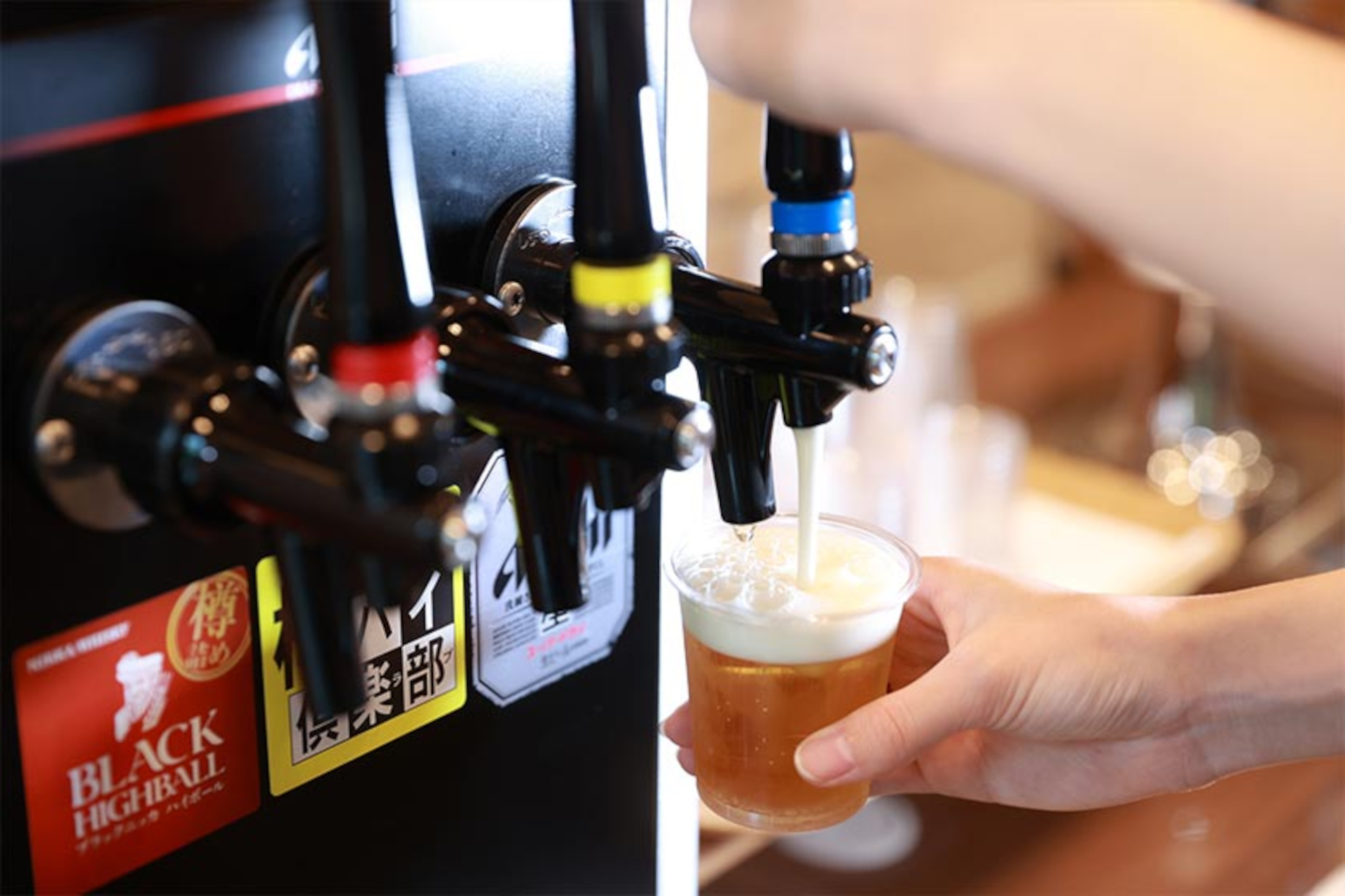 アルコールやソフトドリンクも自由に楽しめる