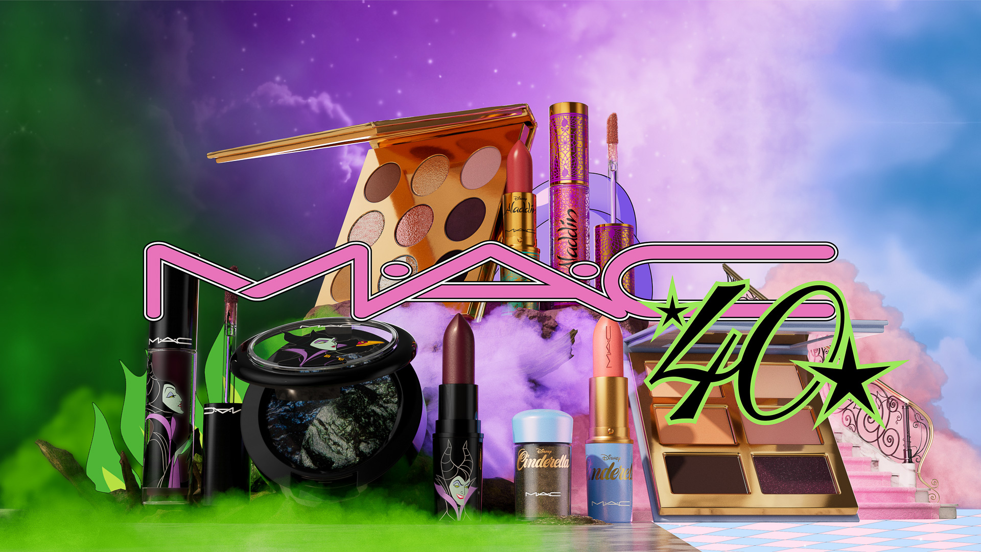 M・A・C40周年を記念し、ディズニーデザインの「M・A・C 40 DISNEY BRING BACKS」が復刻する