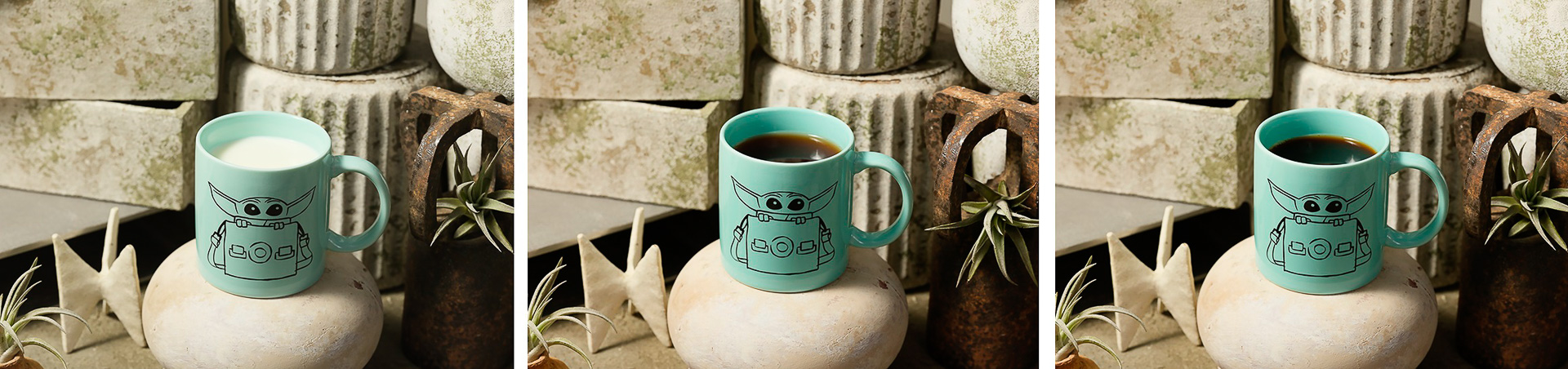 「ホットミルク」「ホットティー」「ホットコーヒー」（各790円）