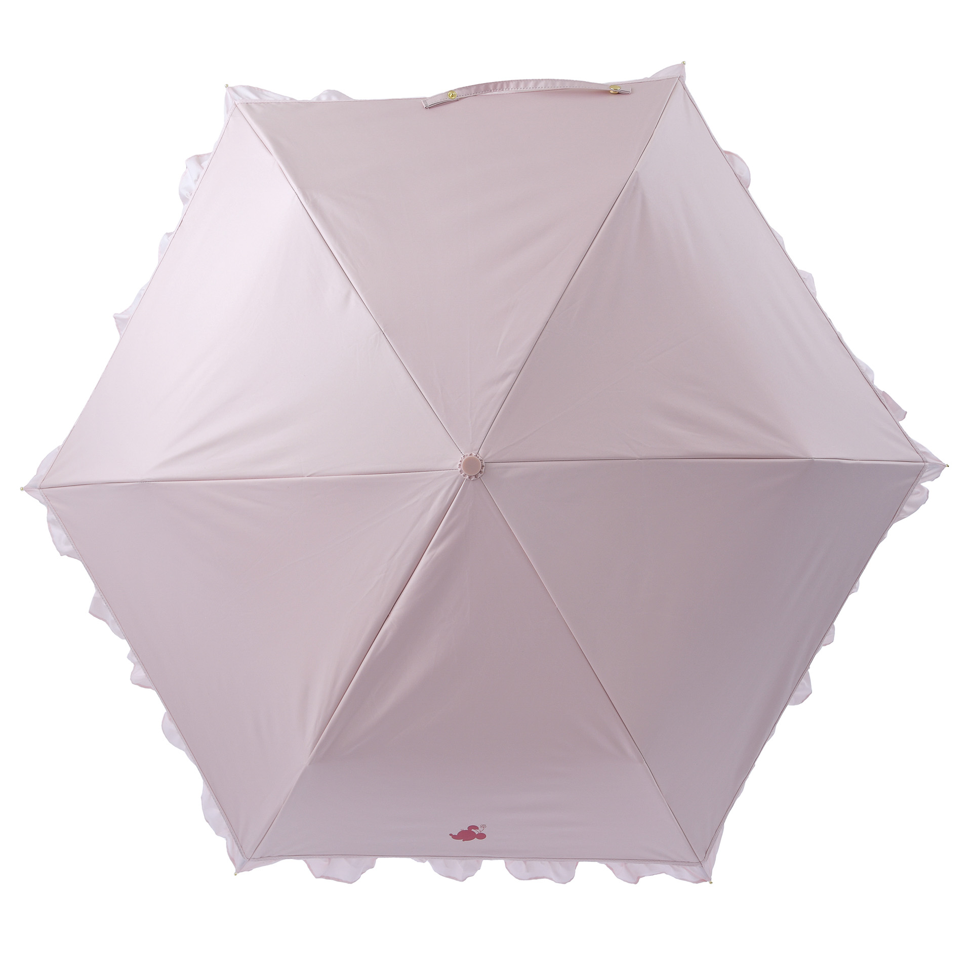 「【Wpc.】日傘 折りたたみ式 フリル＜ミニー＞」（4000円）