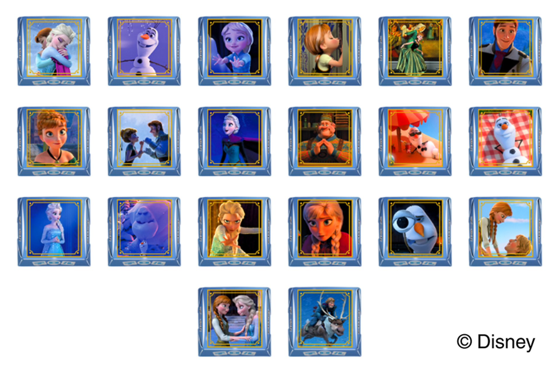 ランダム挿入されるパッケージ一覧