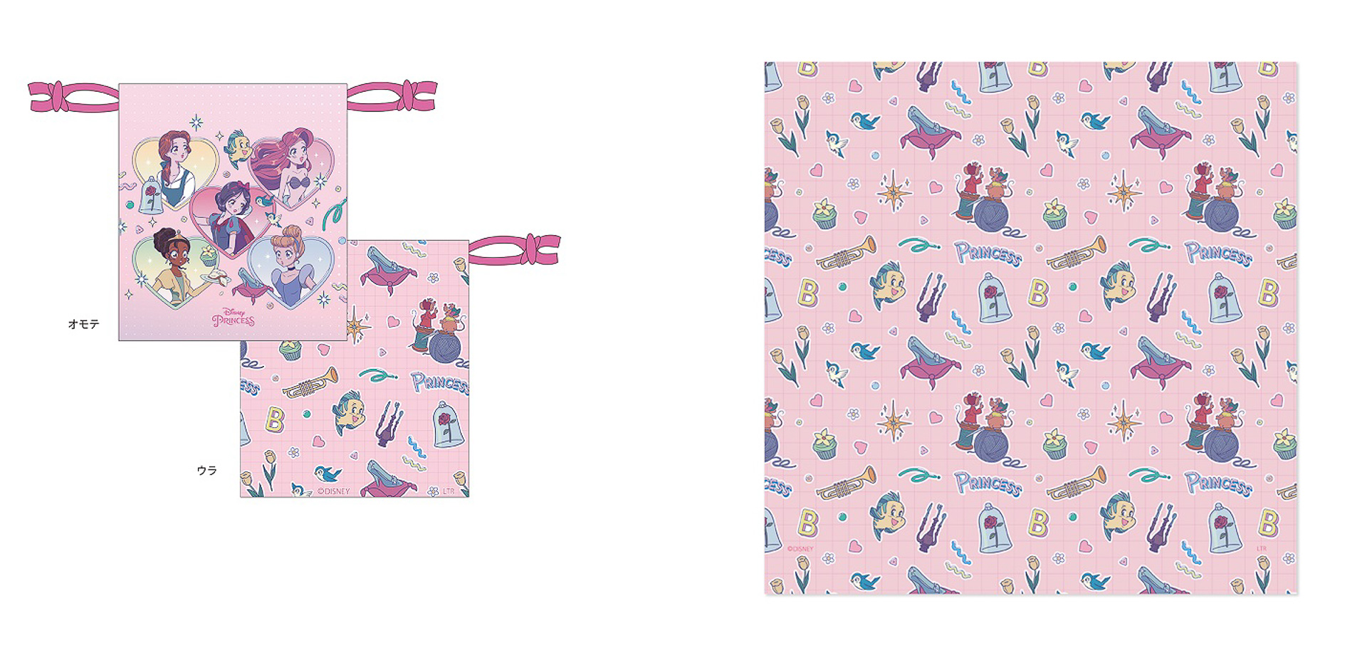 「巾着」（1320円）、「バンダナ」（1650円）