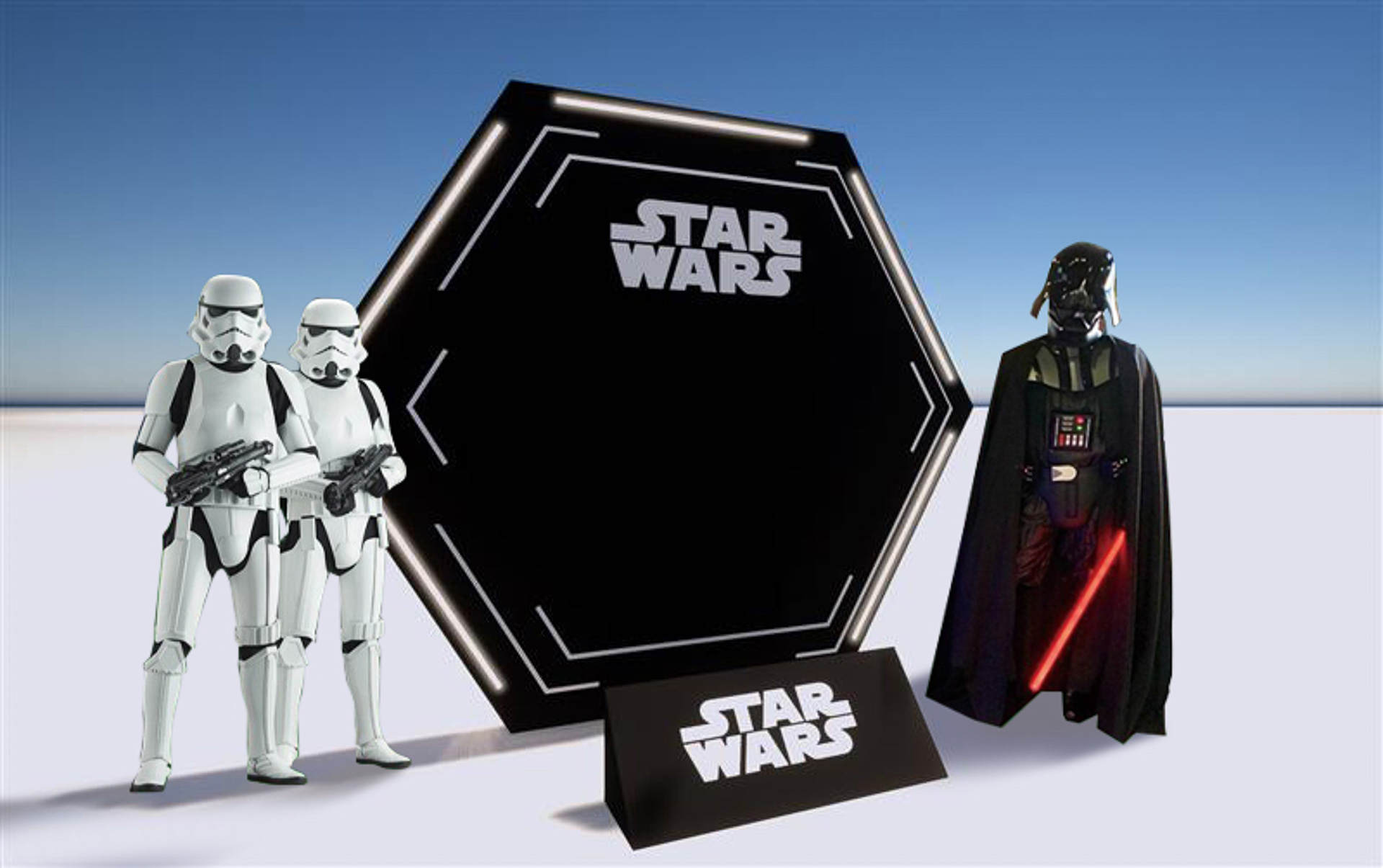 「スター・ウォーズの日」を記念したフォトスポット