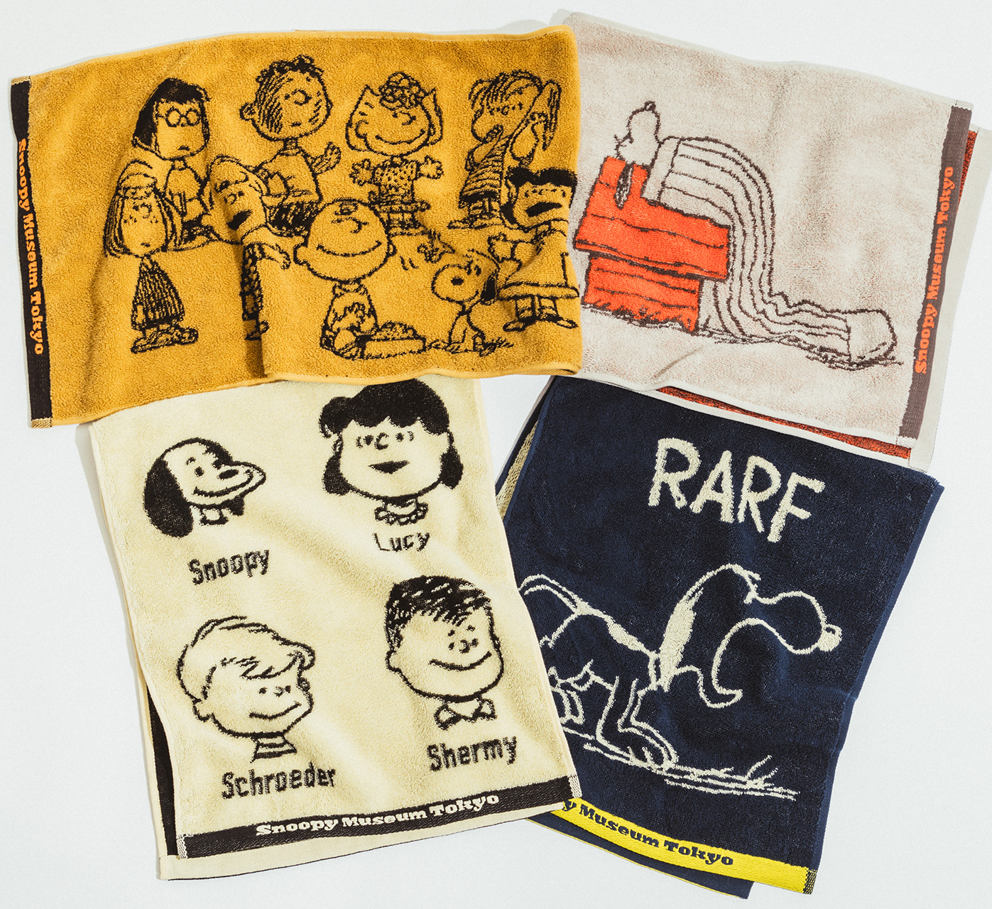 「フェイスタオル」（各1980円）