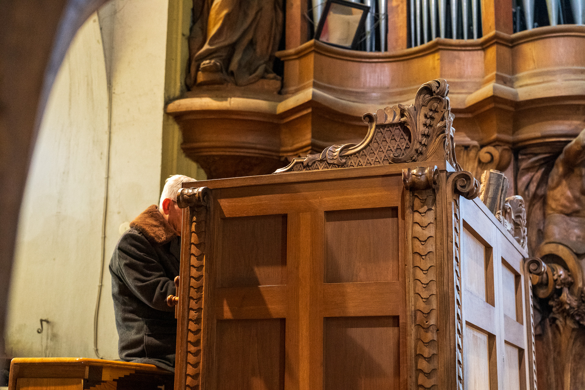 なんとこのパイプオルガン、幼少時代のモーツァルトも弾いたことがあるとか