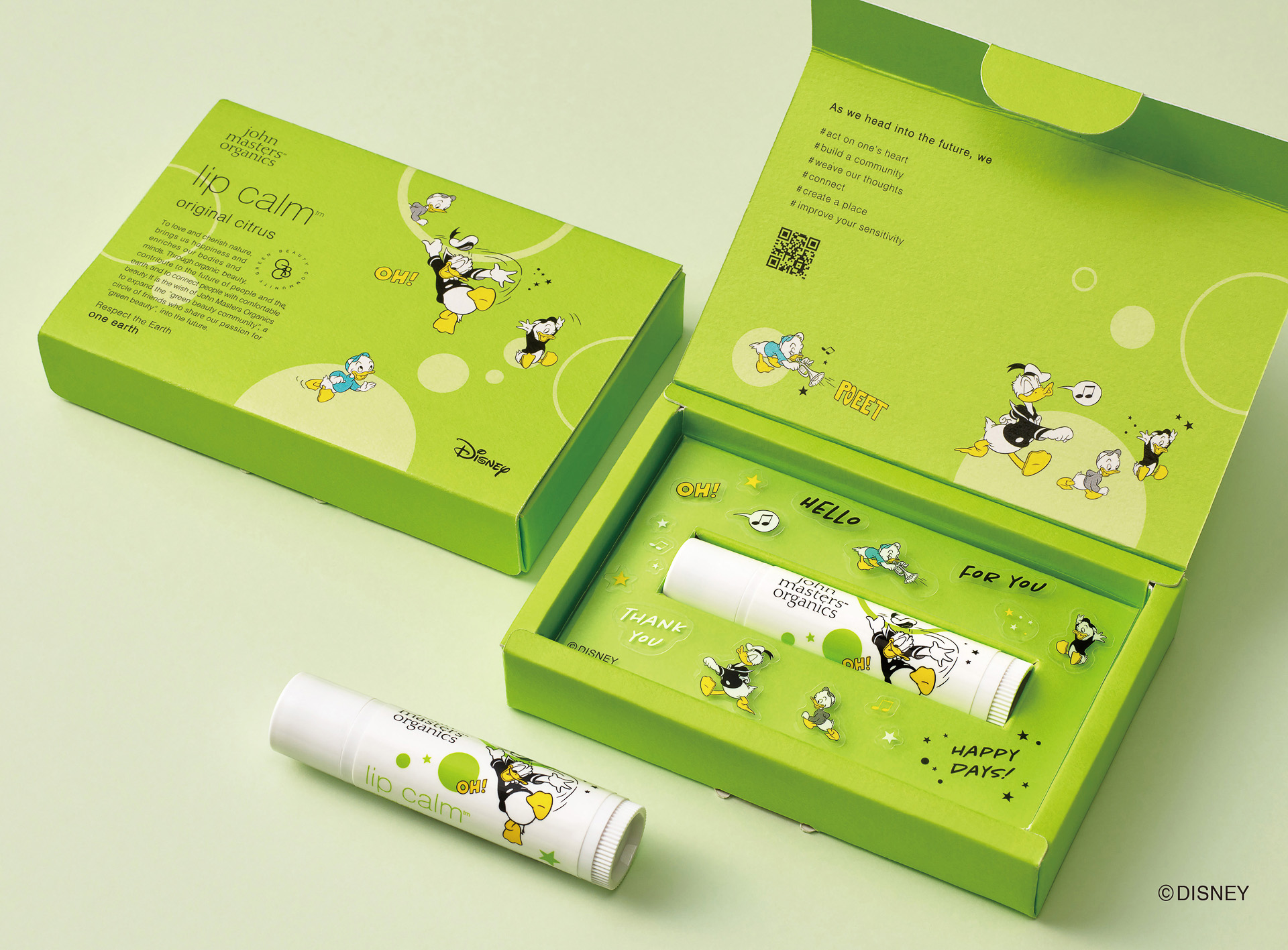 「リップカーム（オリジナルシトラス）＜ドナルド限定デザイン＞」（1980円）