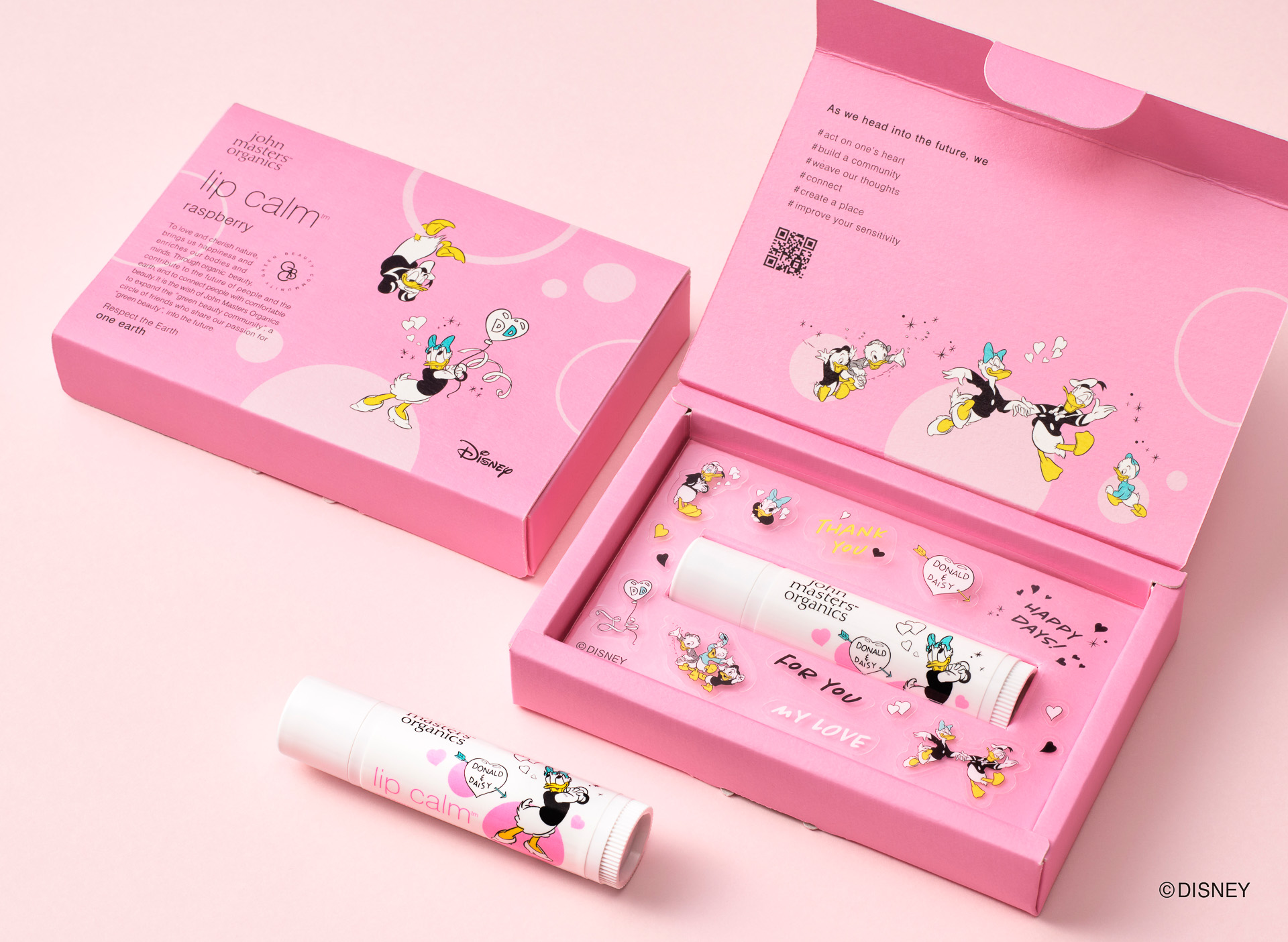 「リップカーム（ラズベリー）＜デイジー限定デザイン＞」（1980円）