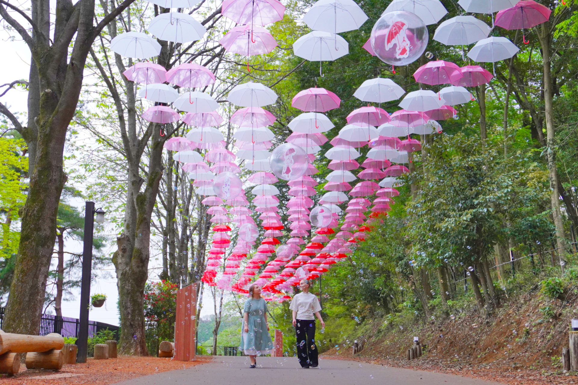 初夏の風物詩「ムーミン谷とアンブレラ」で散策を楽しんで